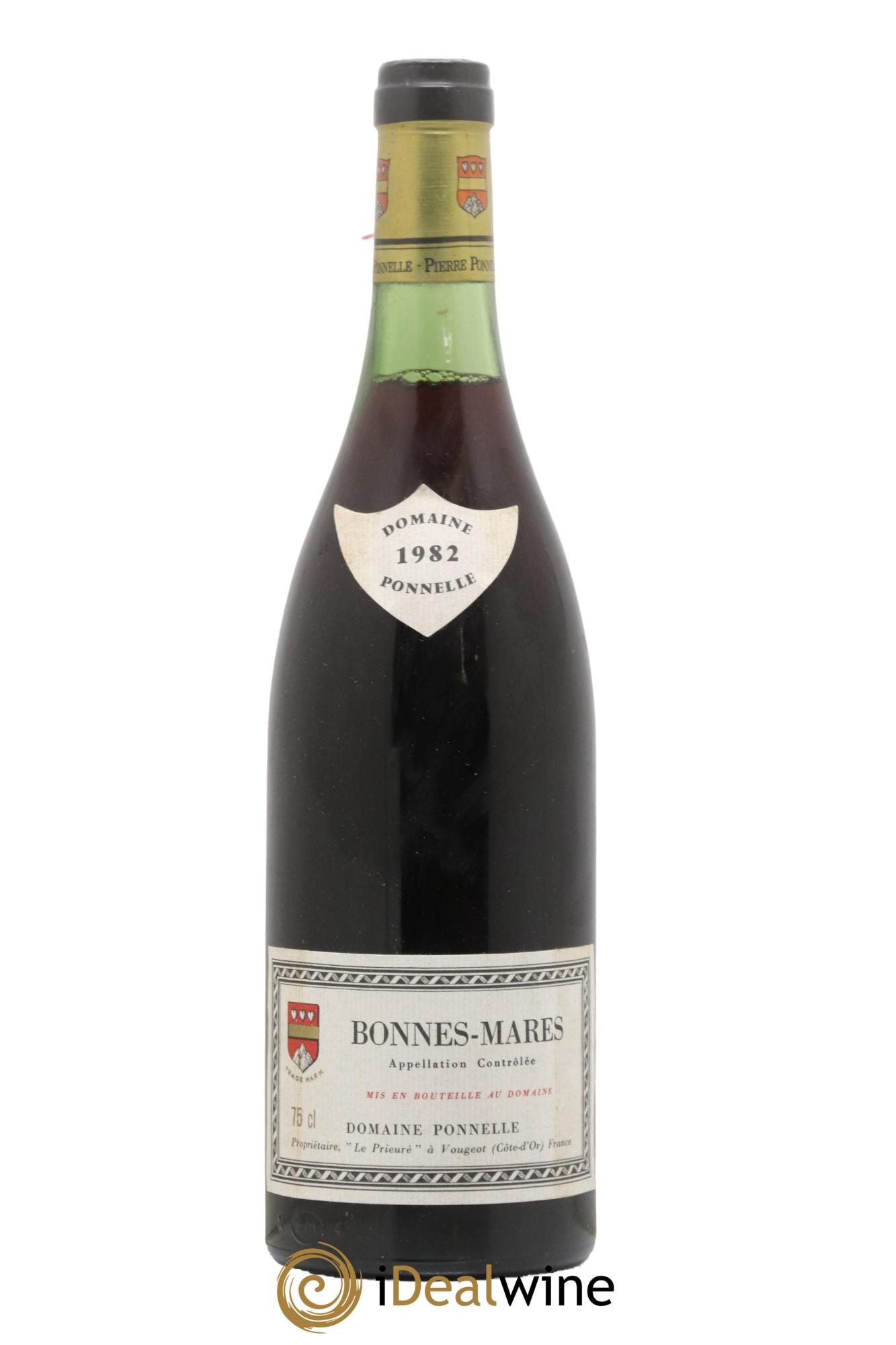 Bonnes-Mares Grand Cru Domaine Pierre Ponnelle 1982 - Lot de 1 bouteille - 0