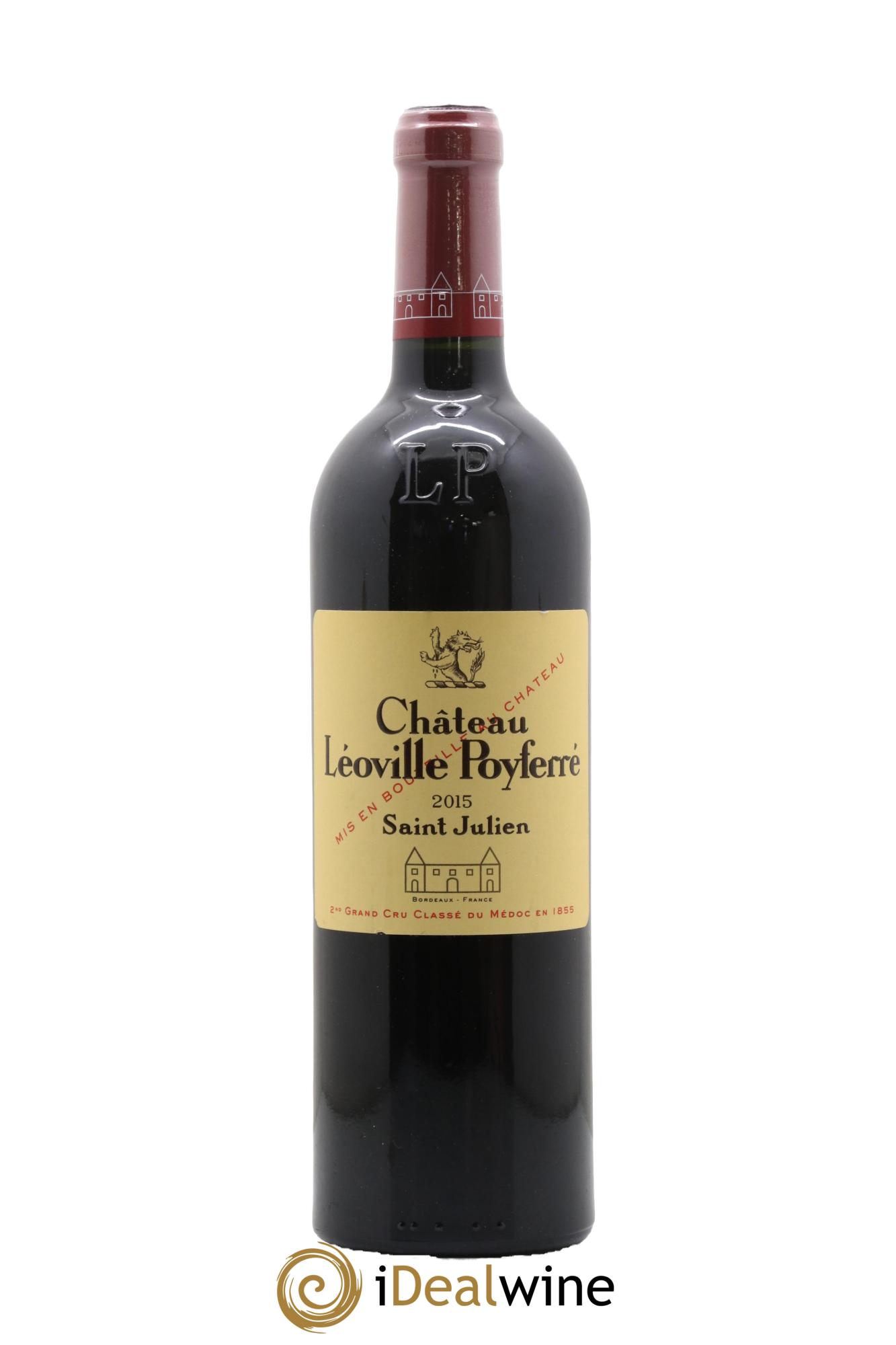 Château Léoville Poyferré 2ème Grand Cru Classé 2015 - Lot de 1 bouteille - 0