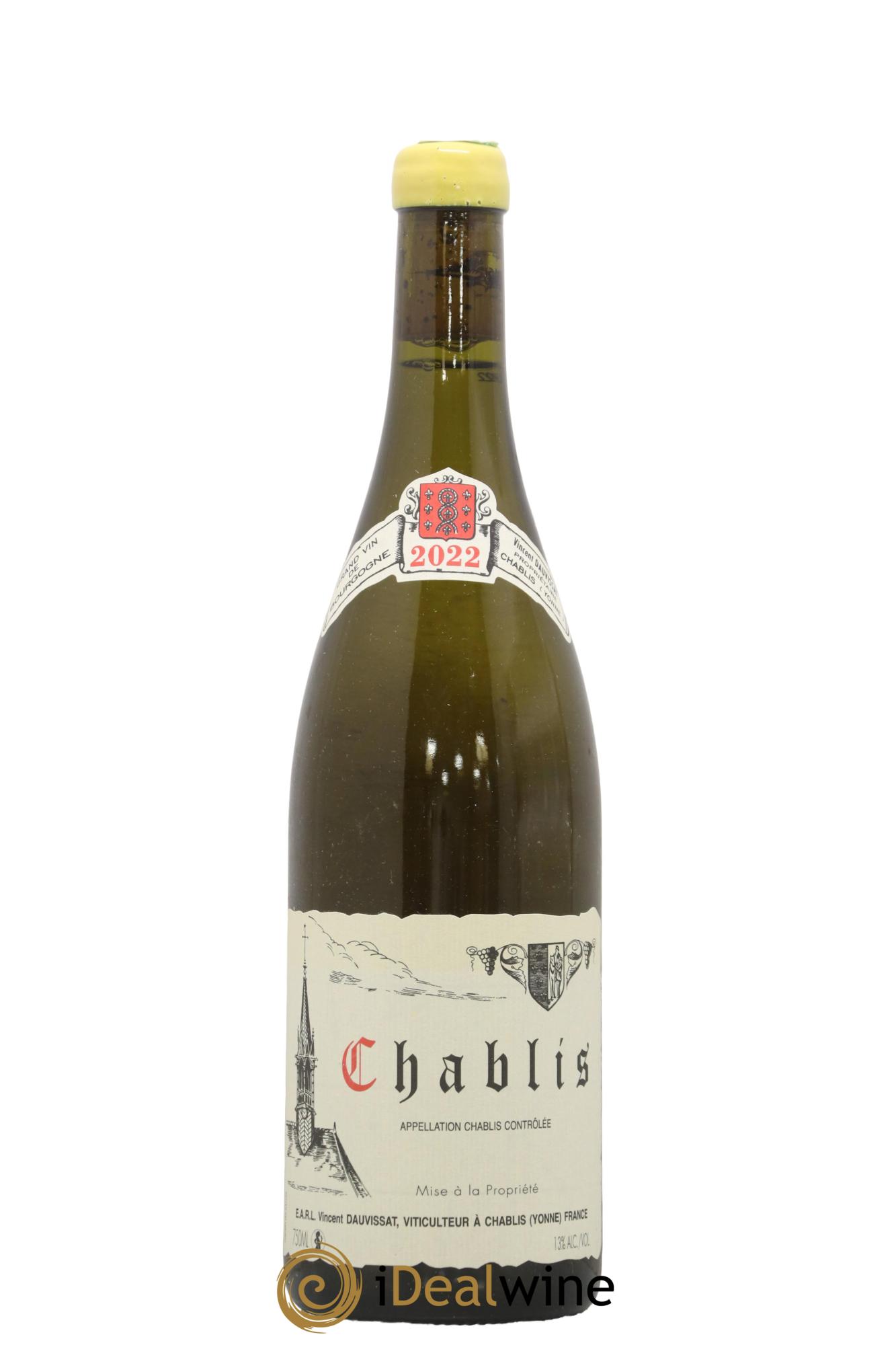 Chablis Vincent Dauvissat (Domaine) 2022 - Lot of 1 bottle - 0