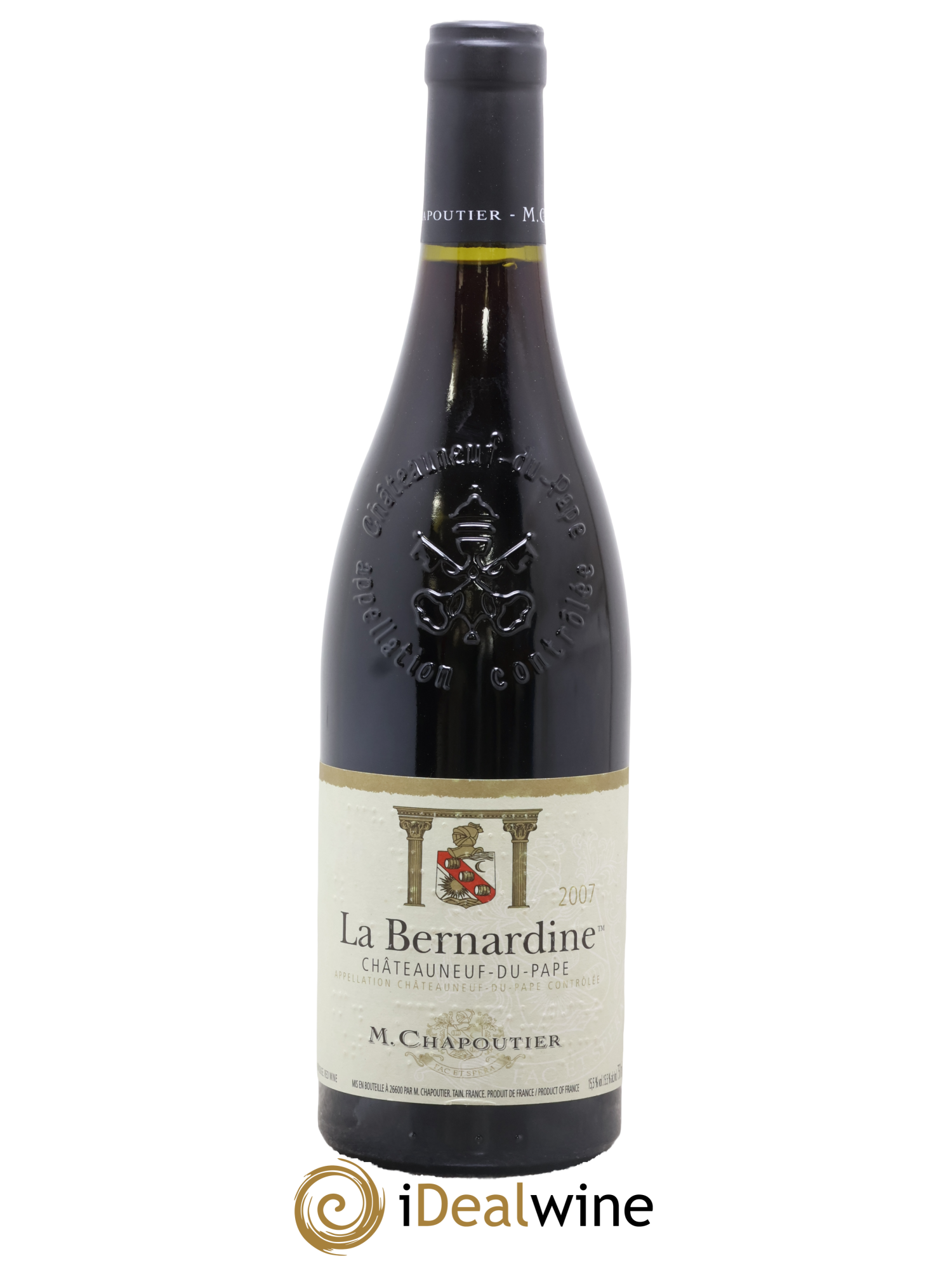 Châteauneuf-du-Pape La Bernardine Chapoutier 2007 - Lot of 1 bottle - 0
