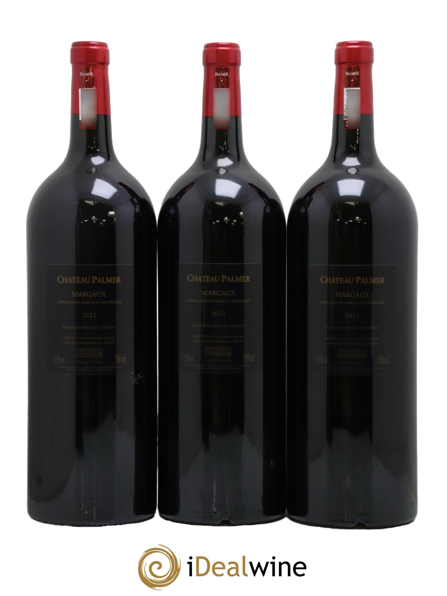 Château Palmer 3ème Grand Cru Classé  2021 - Posten von 3 Magnum - 1
