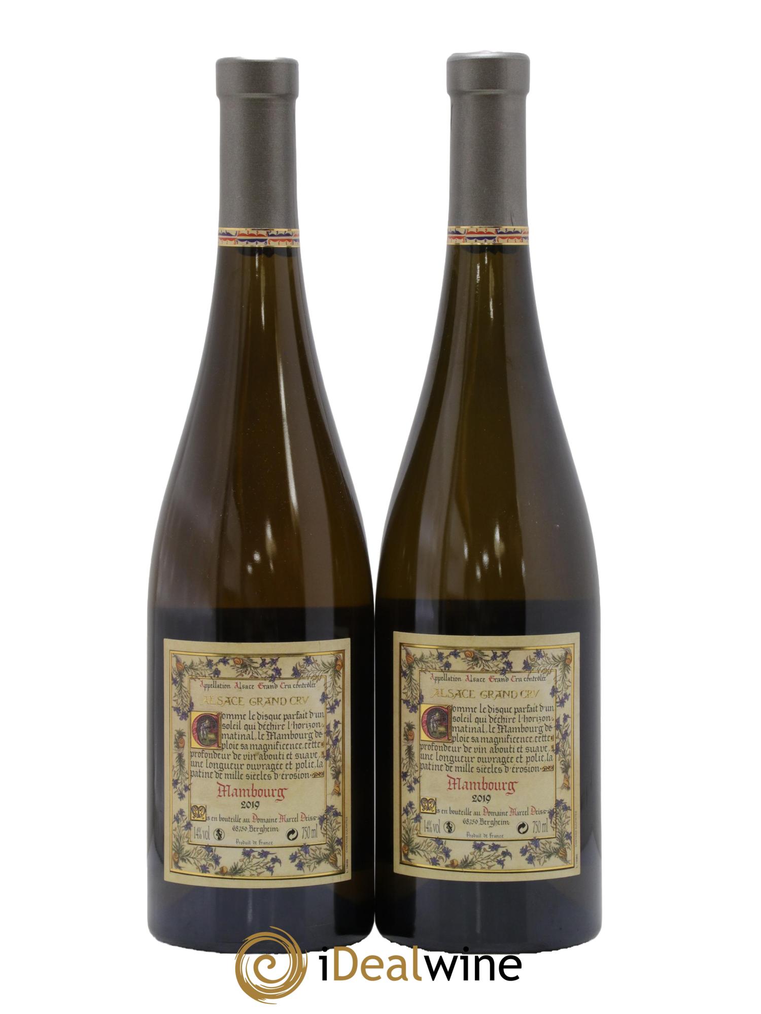 Alsace Grand Cru Mambourg Marcel Deiss (Domaine) 2019 - Lot of 2 bottles - 1