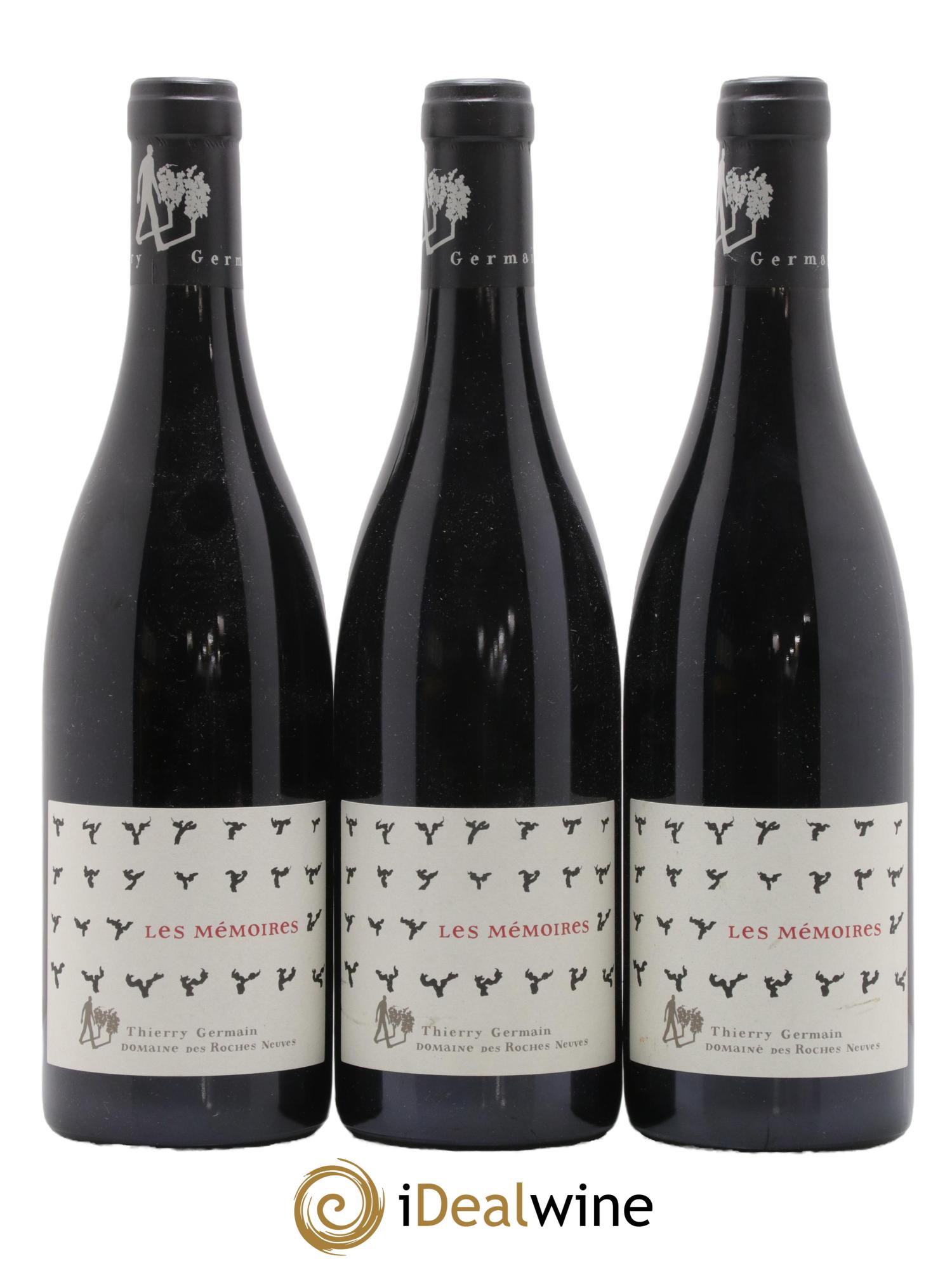 Saumur-Champigny Les Mémoires Domaine des Roches Neuves - Thierry Germain 2017 - Lot de 3 bouteilles - 0