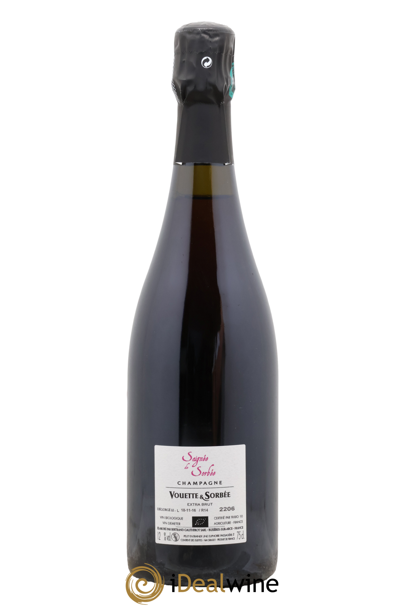 Saignée de Sorbée Extra-Brut Vouette et Sorbée 2014 - Posten von 1 Flasche - 1