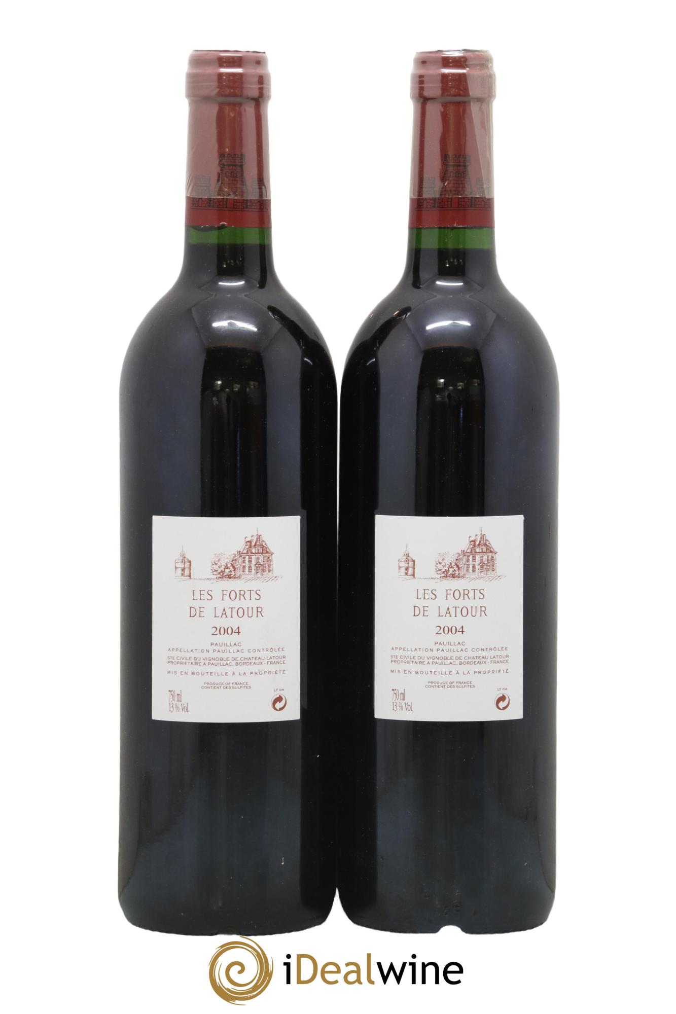 Les Forts de Latour Second Vin 2004 - Lot of 2 bottles - 1