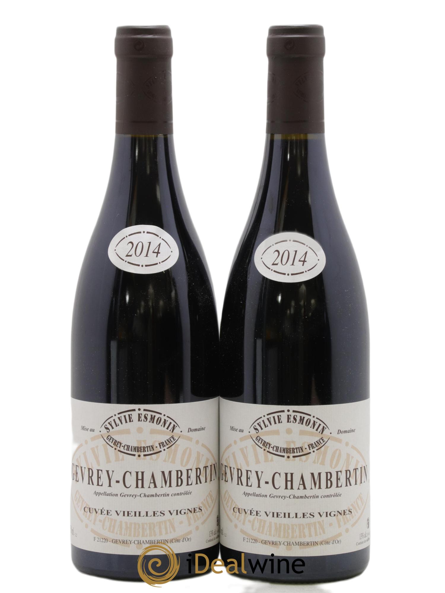 Gevrey-Chambertin Vieilles Vignes Sylvie Esmonin 2014 - Lot de 2 bouteilles - 0