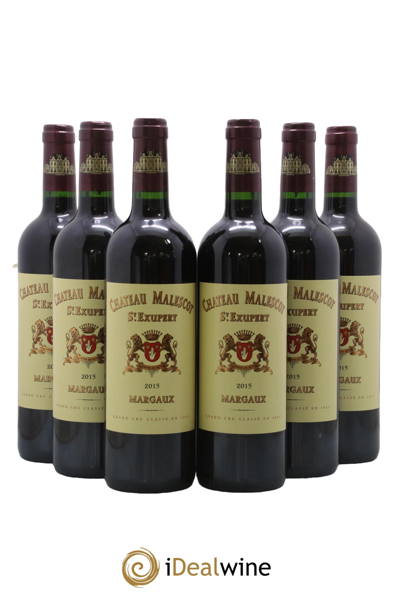 Château Malescot Saint-Exupéry 3ème Grand Cru Classé 2015 - Lot of 6 bottles - 0