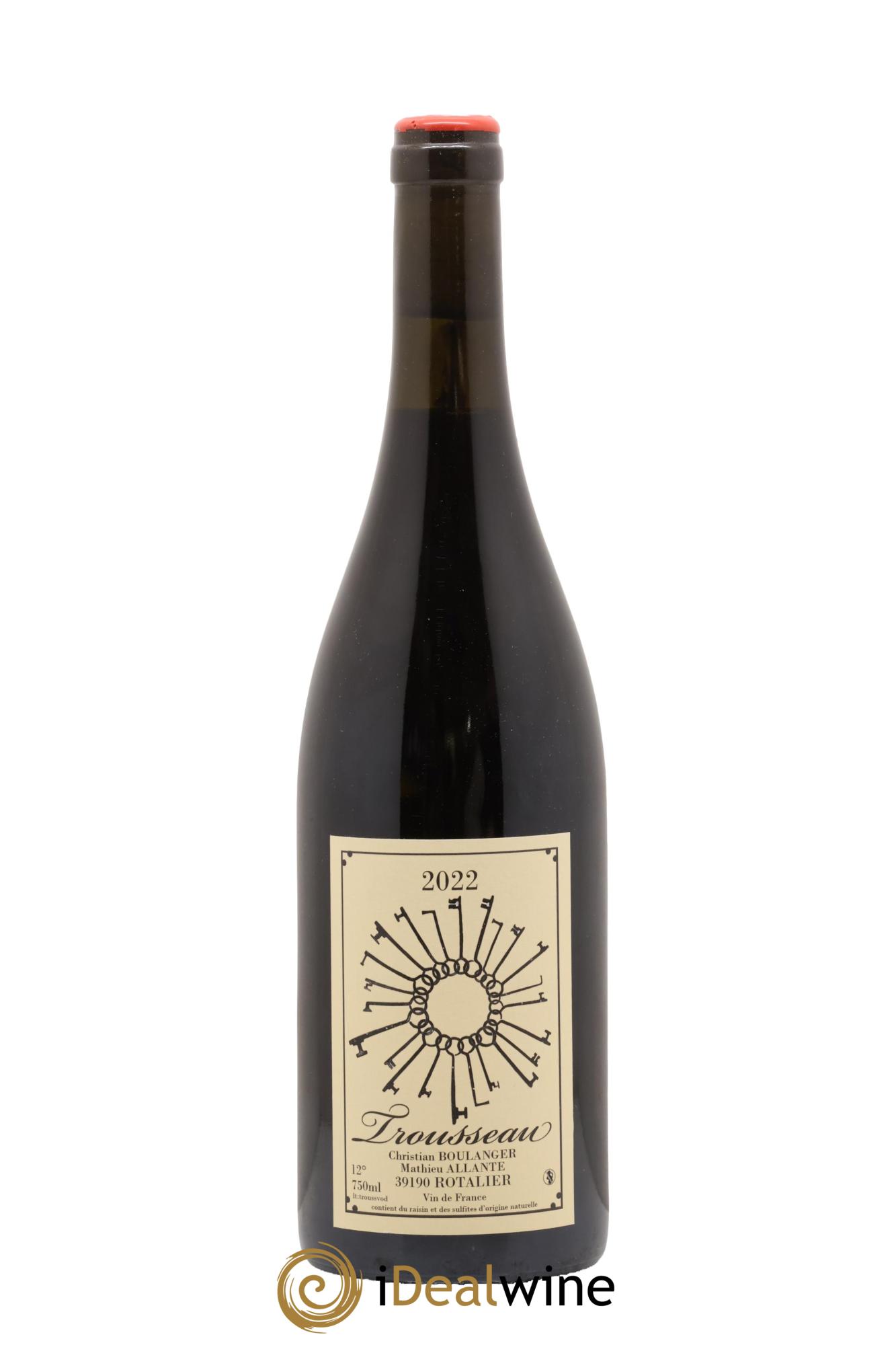 Vin de France Trousseau Allante Boulanger 2022 - Posten von 1 Flasche - 0