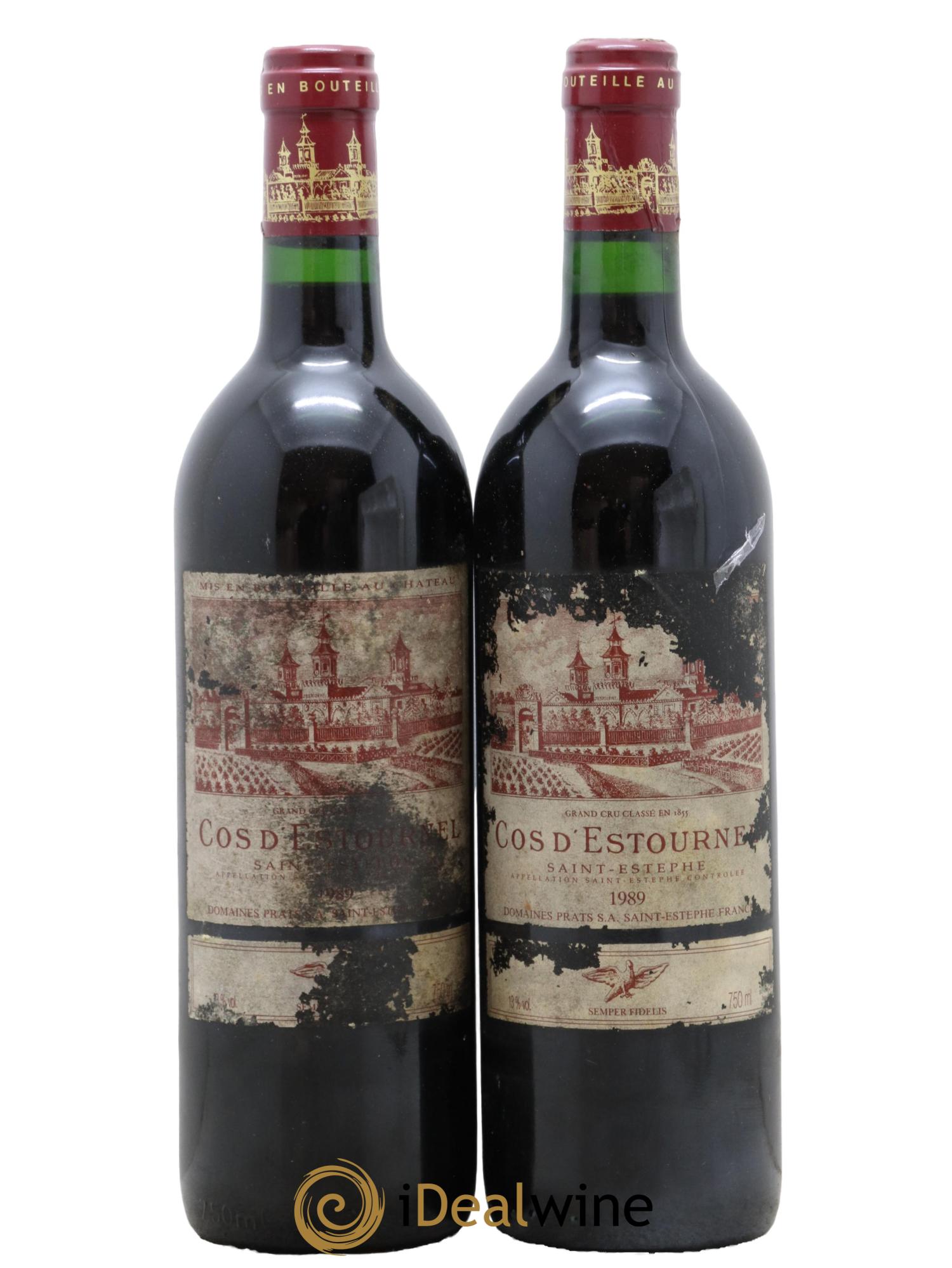Cos d'Estournel 2ème Grand Cru Classé 1989 - Lot de 2 bouteilles - 0