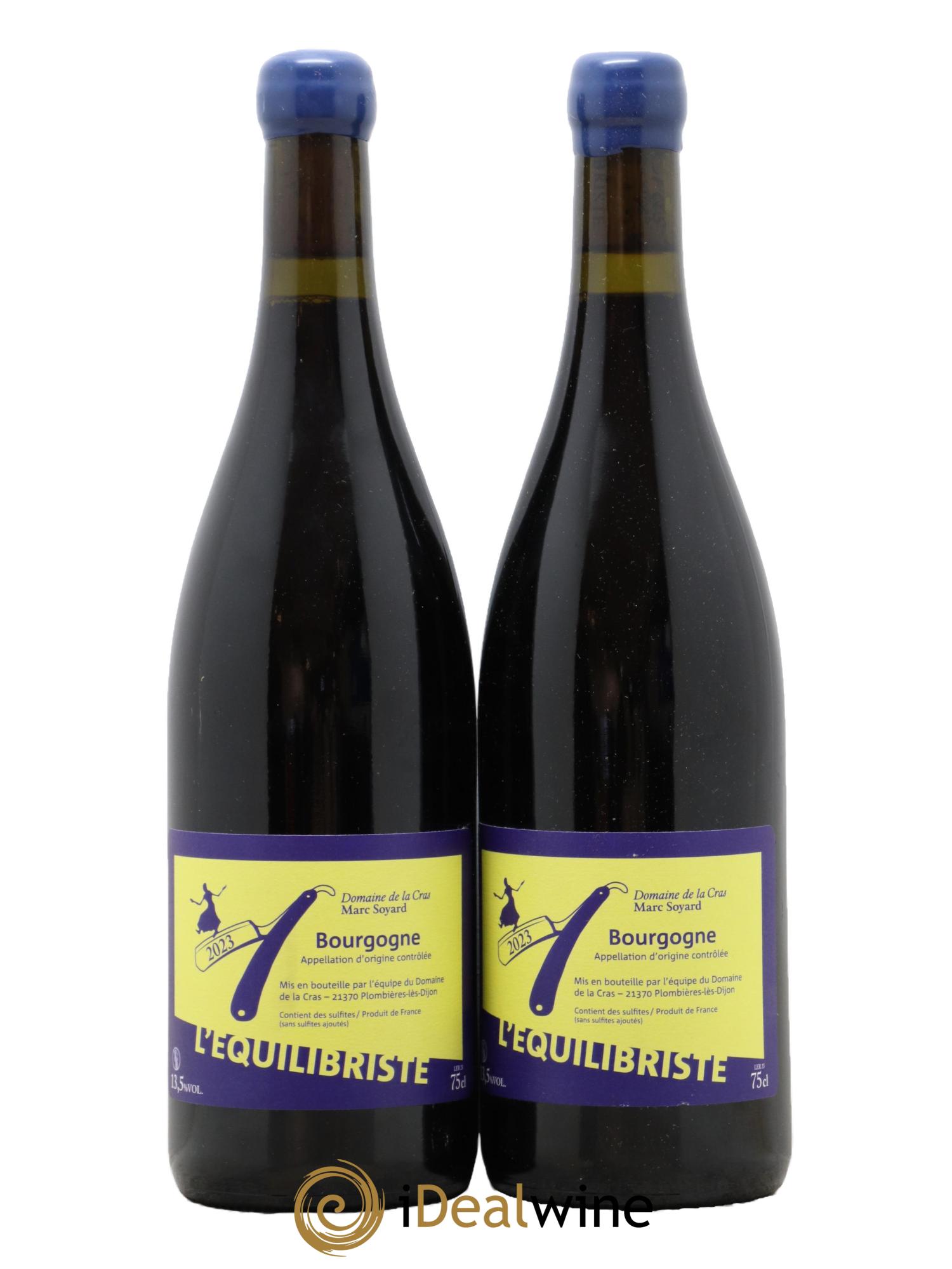 Bourgogne L'équilibriste Domaine de la Cras - Marc Soyard 2023 - Lot de 2 bouteilles - 0