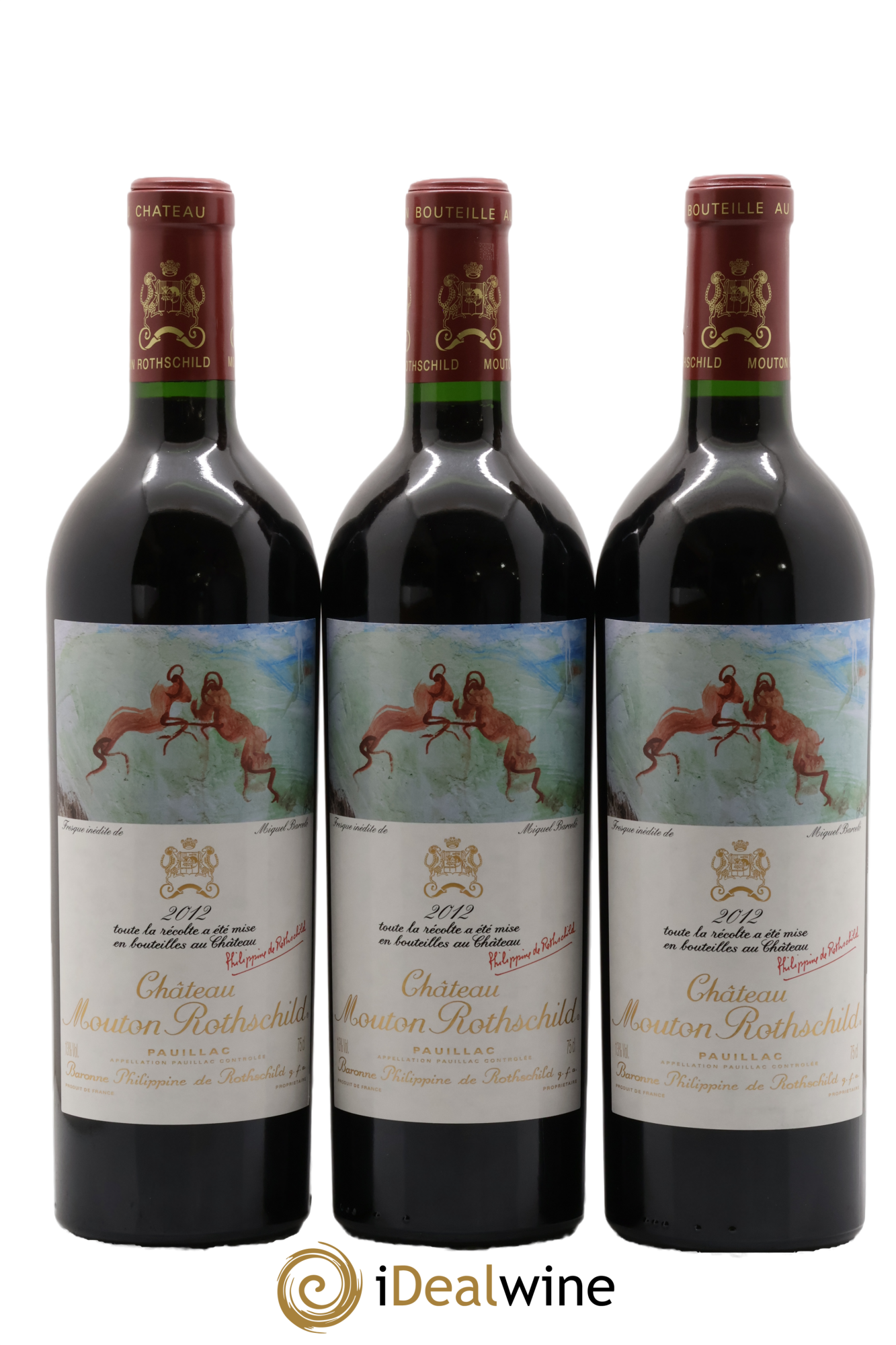 Château Mouton Rothschild 1er Grand Cru Classé 2012 - Lotto di 6 bottiglie - 1