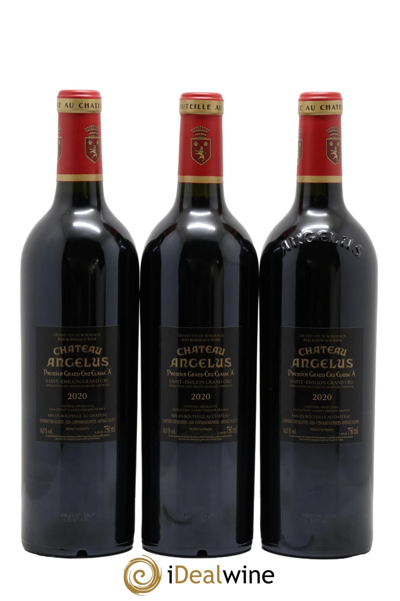Château Angélus 1er Grand Cru Classé A 2020 - Lot de 6 bouteilles - 4