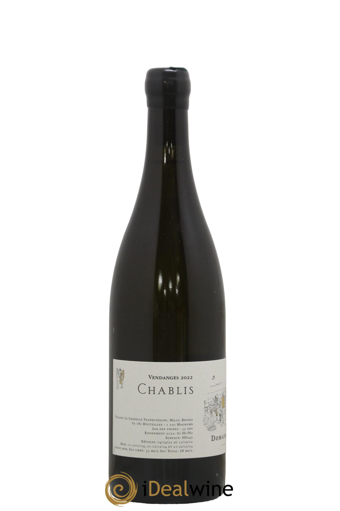Chablis Jean Dauvissat  (Domaine) 2022 - Lot of 1 bottle - 1