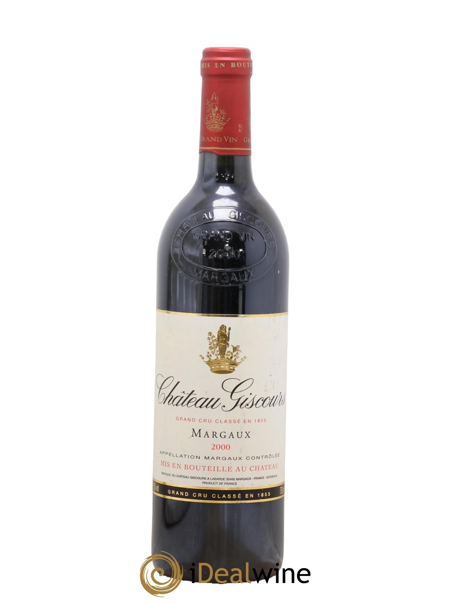 Château Giscours 3ème Grand Cru Classé 2000 - Lot de 1 bouteille - 0