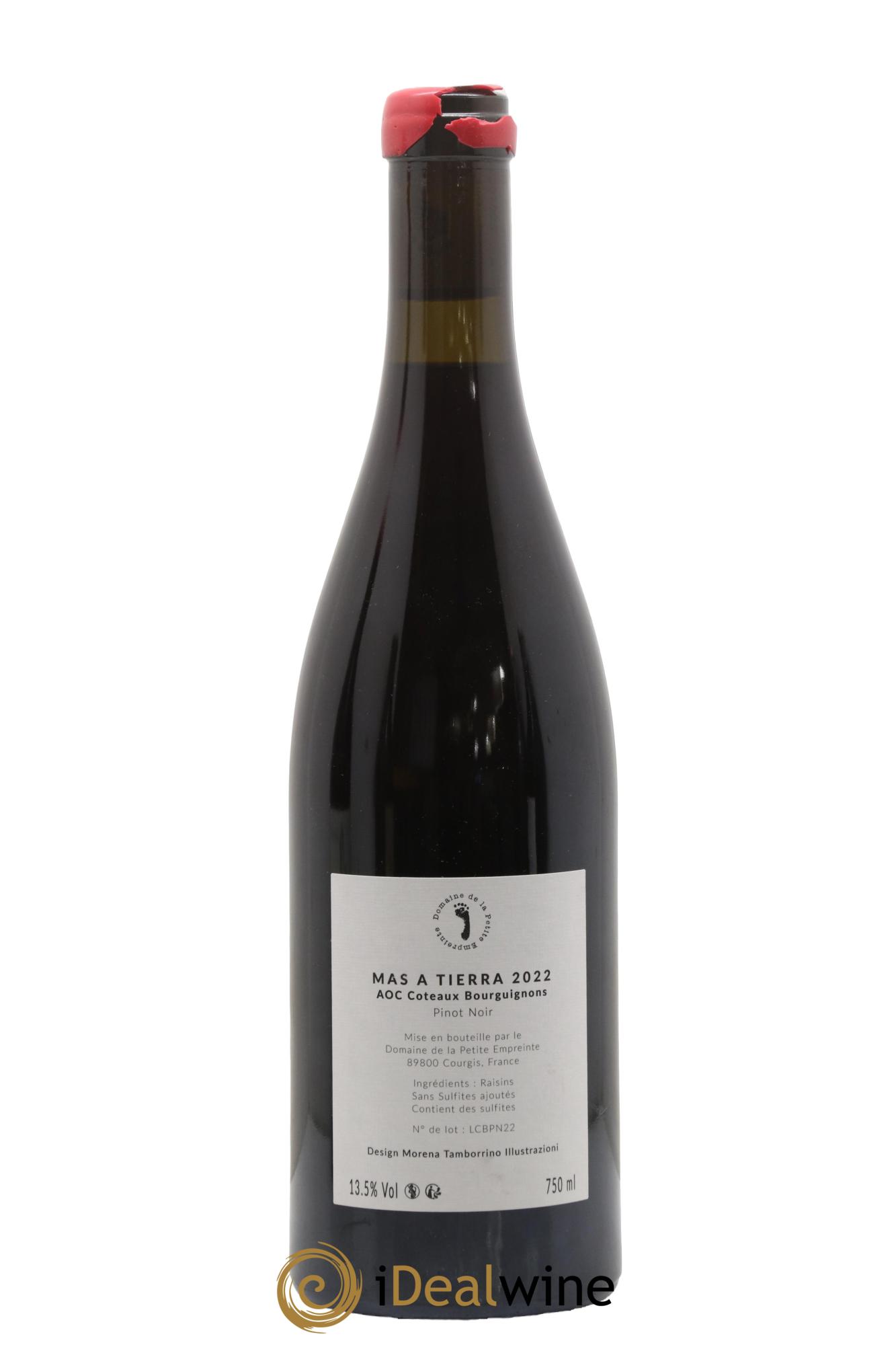 Bourgogne Côtes d'Auxerre Mas A Tierra Mélissa Bazin et Romain De Moor 2022 - Lot de 1 bouteille - 1