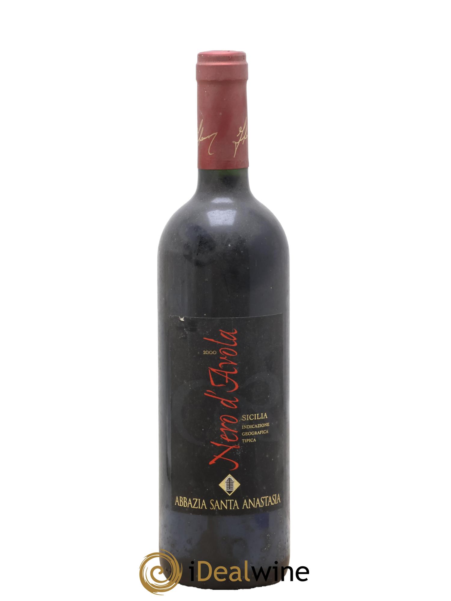 Italie Nero d'Avola Abbazia di Santa Anastasia 2000 - Lot de 1 bouteille - 0