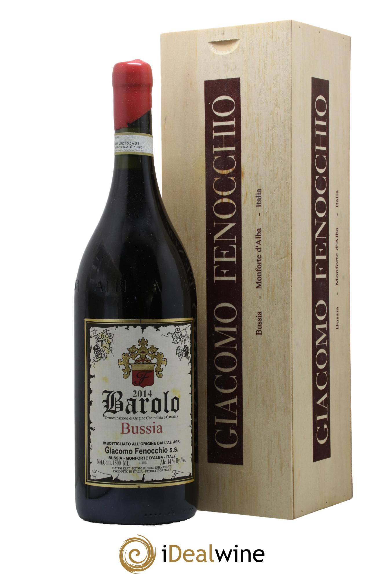 Barolo DOCG Bussia Giacomo Fenocchio 2014 - Lot de 1 magnum - 0