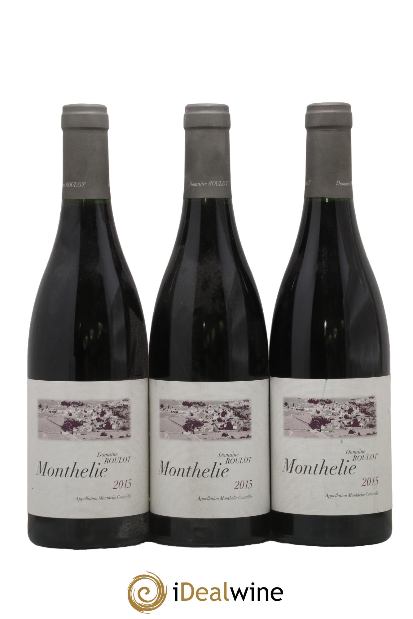 Monthélie Roulot (Domaine) 2015 - Lot of 3 bottles - 0