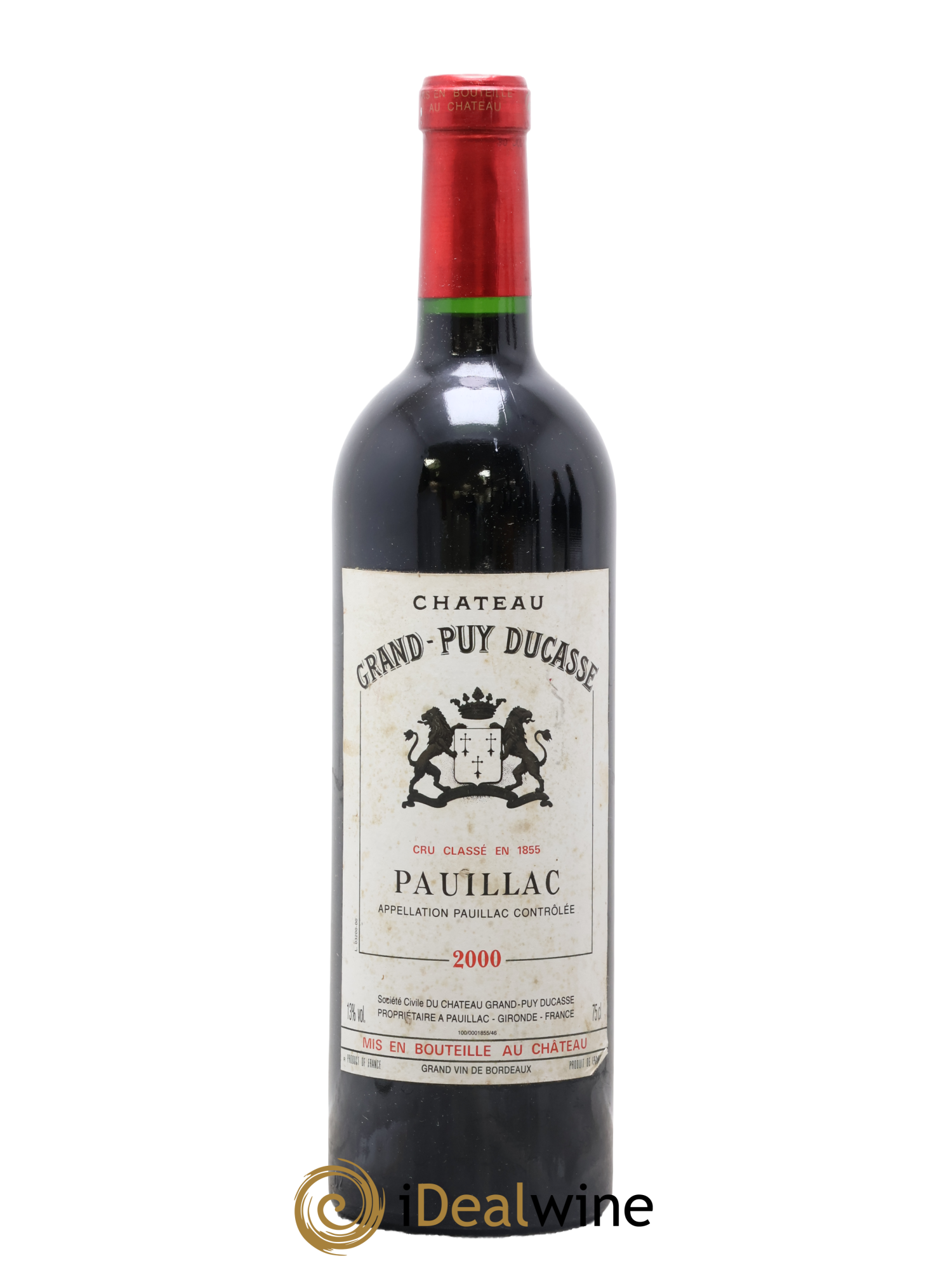 Château Grand Puy Ducasse 5ème Grand Cru Classé 2000 - Lot de 1 bouteille - 0