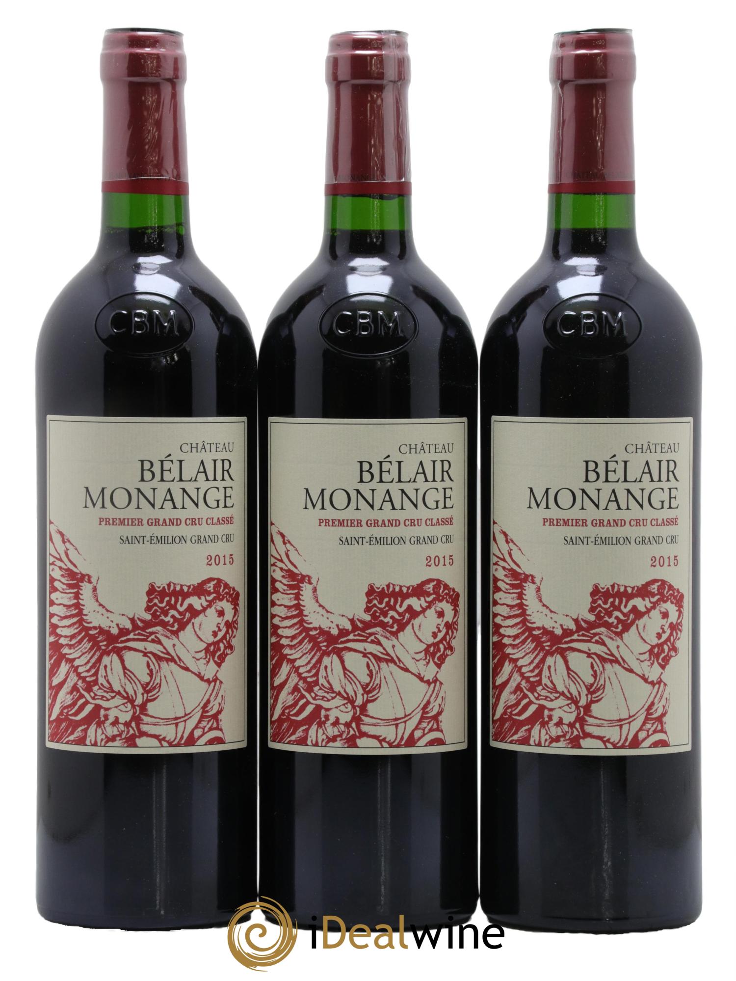 Château Belair (Belair-Monange) 1er Grand Cru Classé B 2015 - Lot de 6 bouteilles - 2