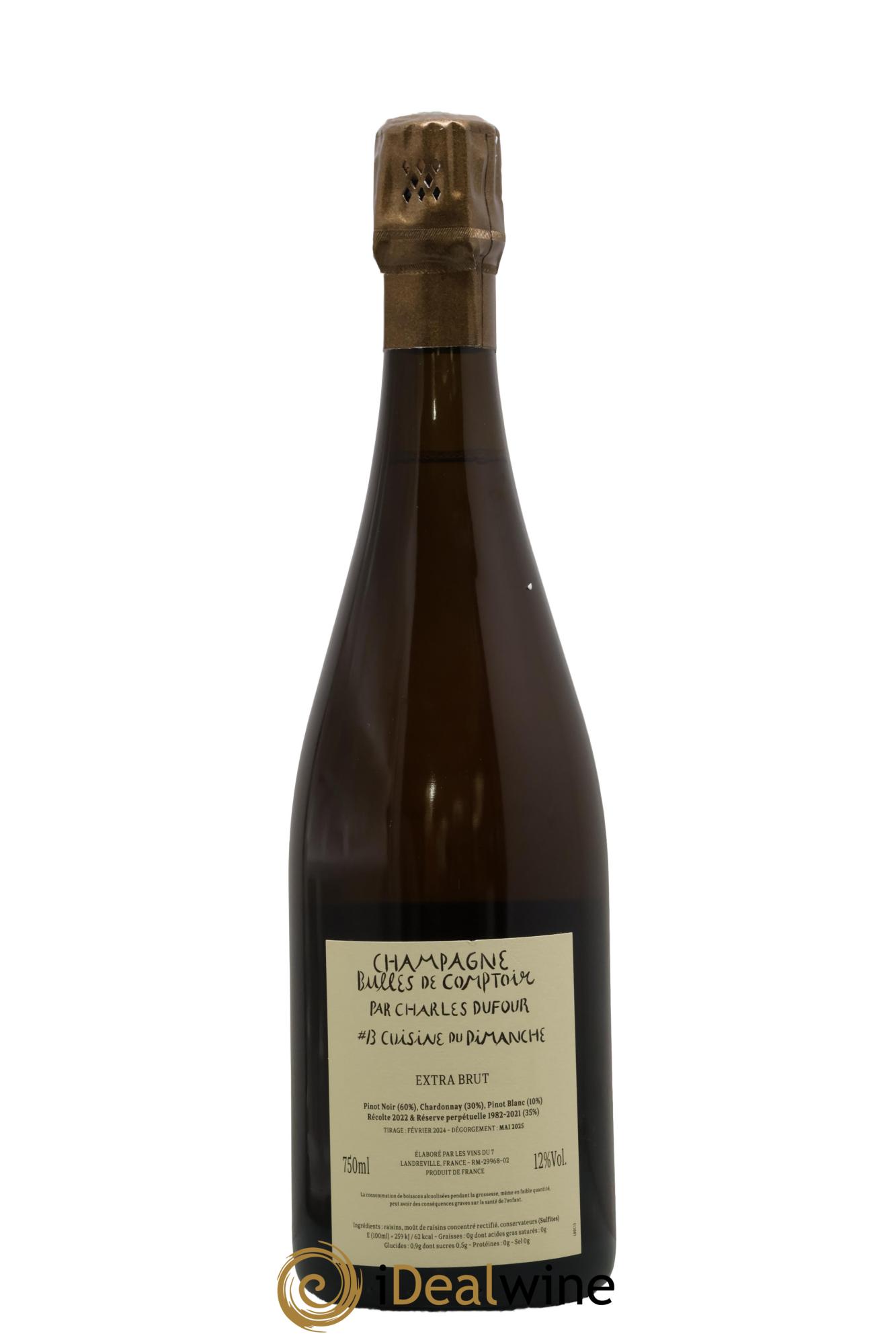 Champagne Bulles De Comptoir Charles Dufour - Lot de 1 bouteille - 1