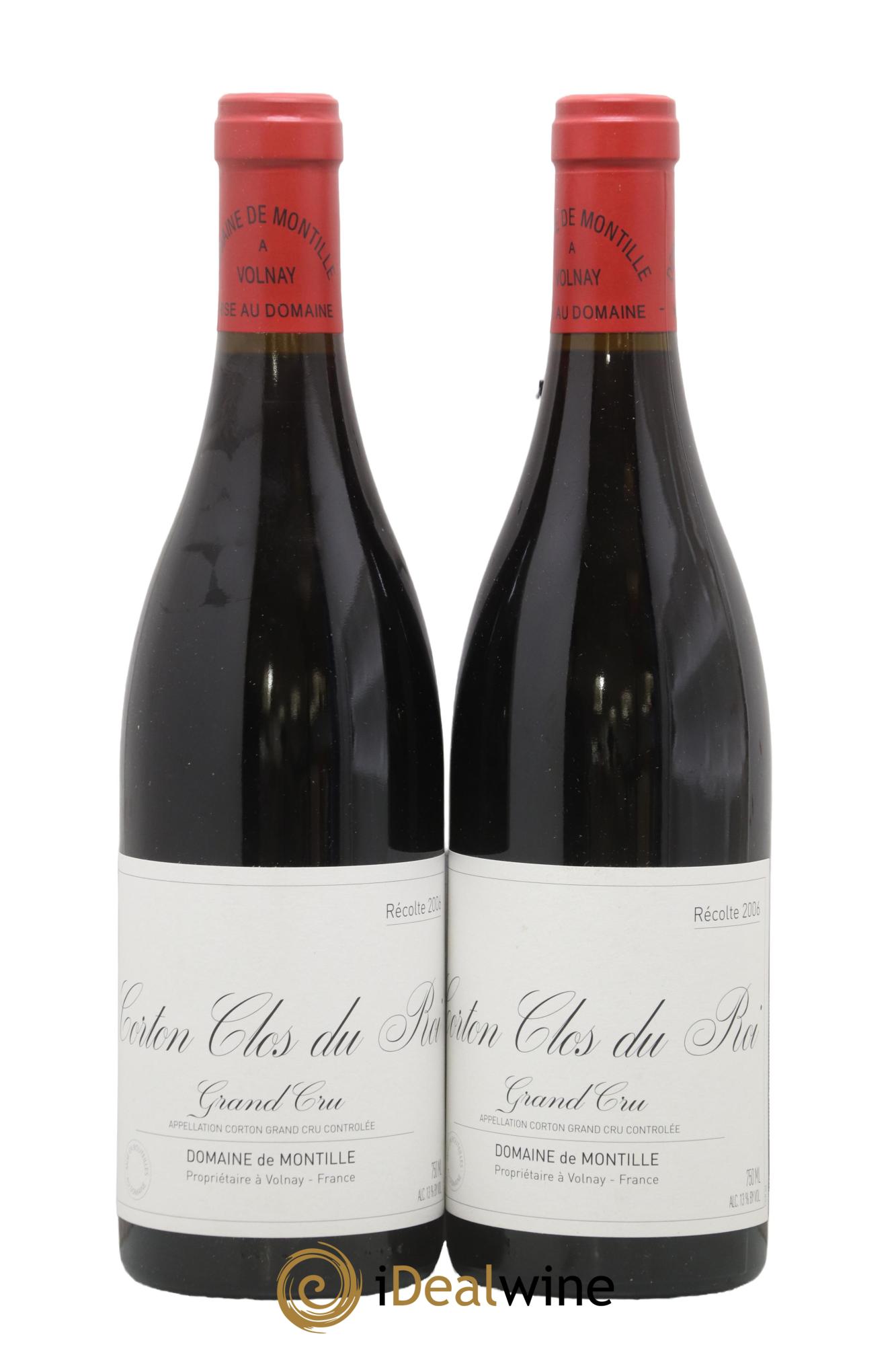 Corton Grand Cru Clos du Roi De Montille (Domaine) 2006 - Lot of 2 bottles - 0