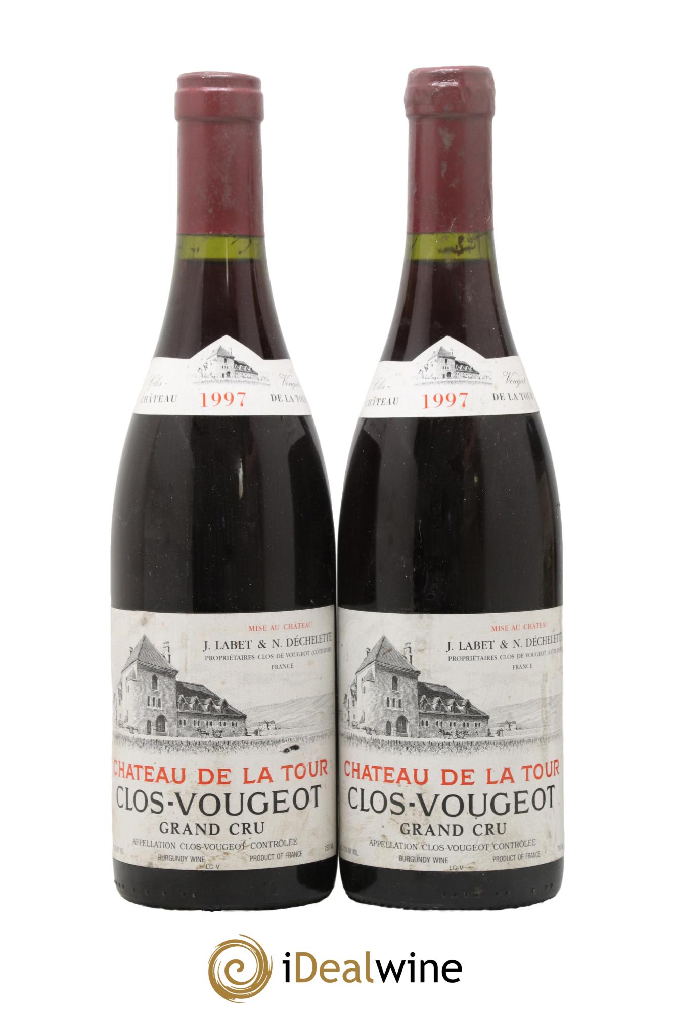 Clos de Vougeot Grand Cru Château de La Tour 1997 - Posten von 2 Flaschen - 0