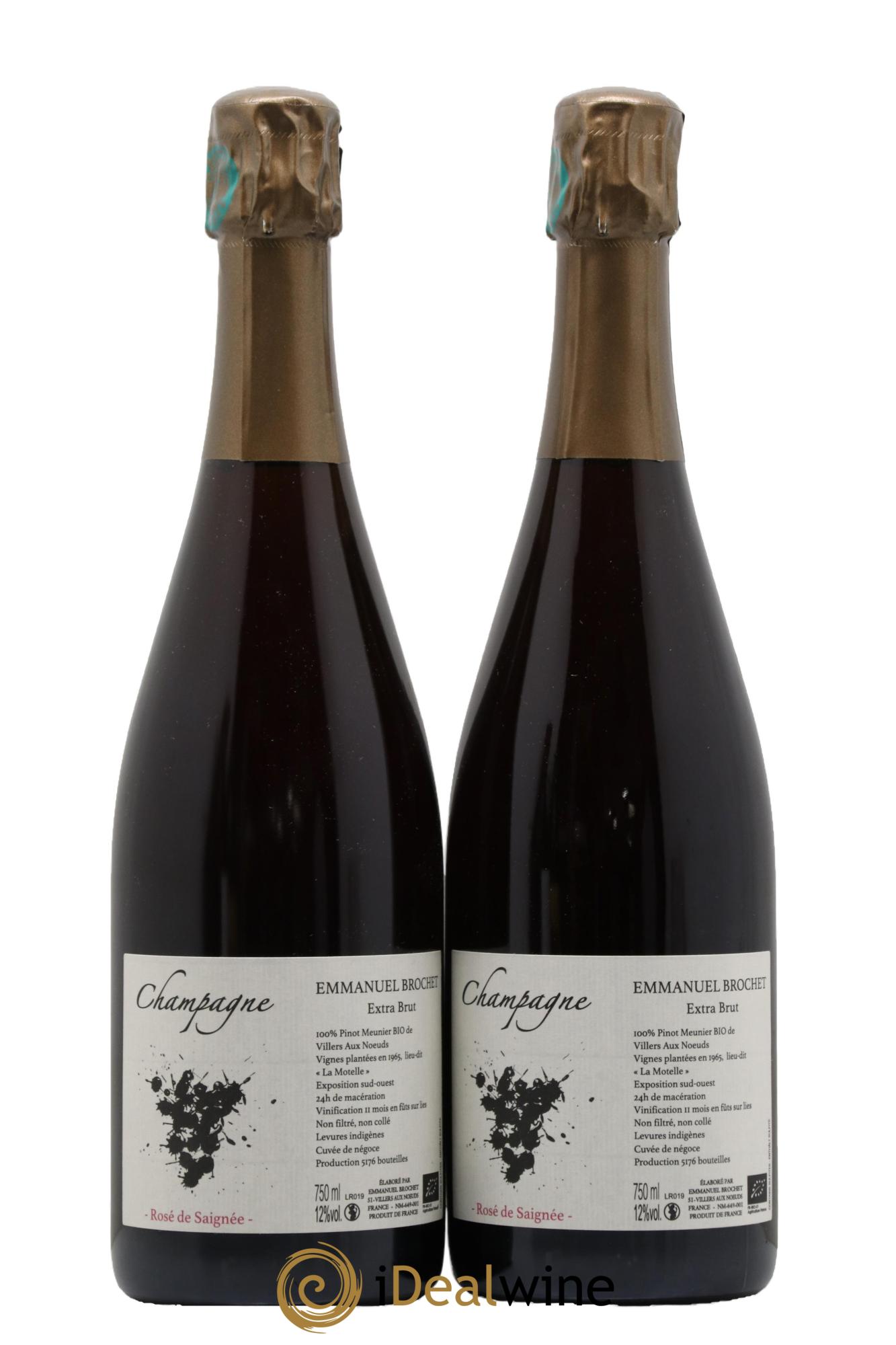 Rosé de Saignée Extra-Brut Emmanuel Brochet - Lot de 2 bouteilles - 0