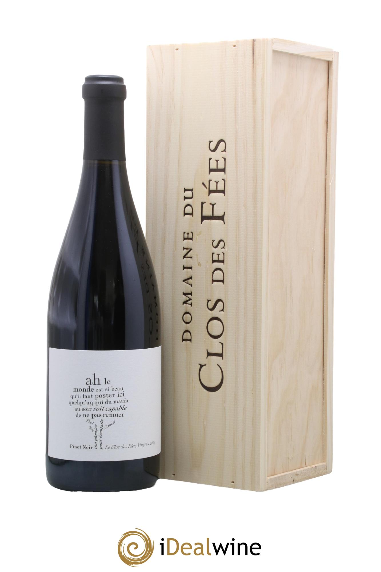 Côtes Catalanes Clos des Fées 100 Phrases pour éventails Hervé Bizeul 2023 - Posten von 1 Flasche - 0