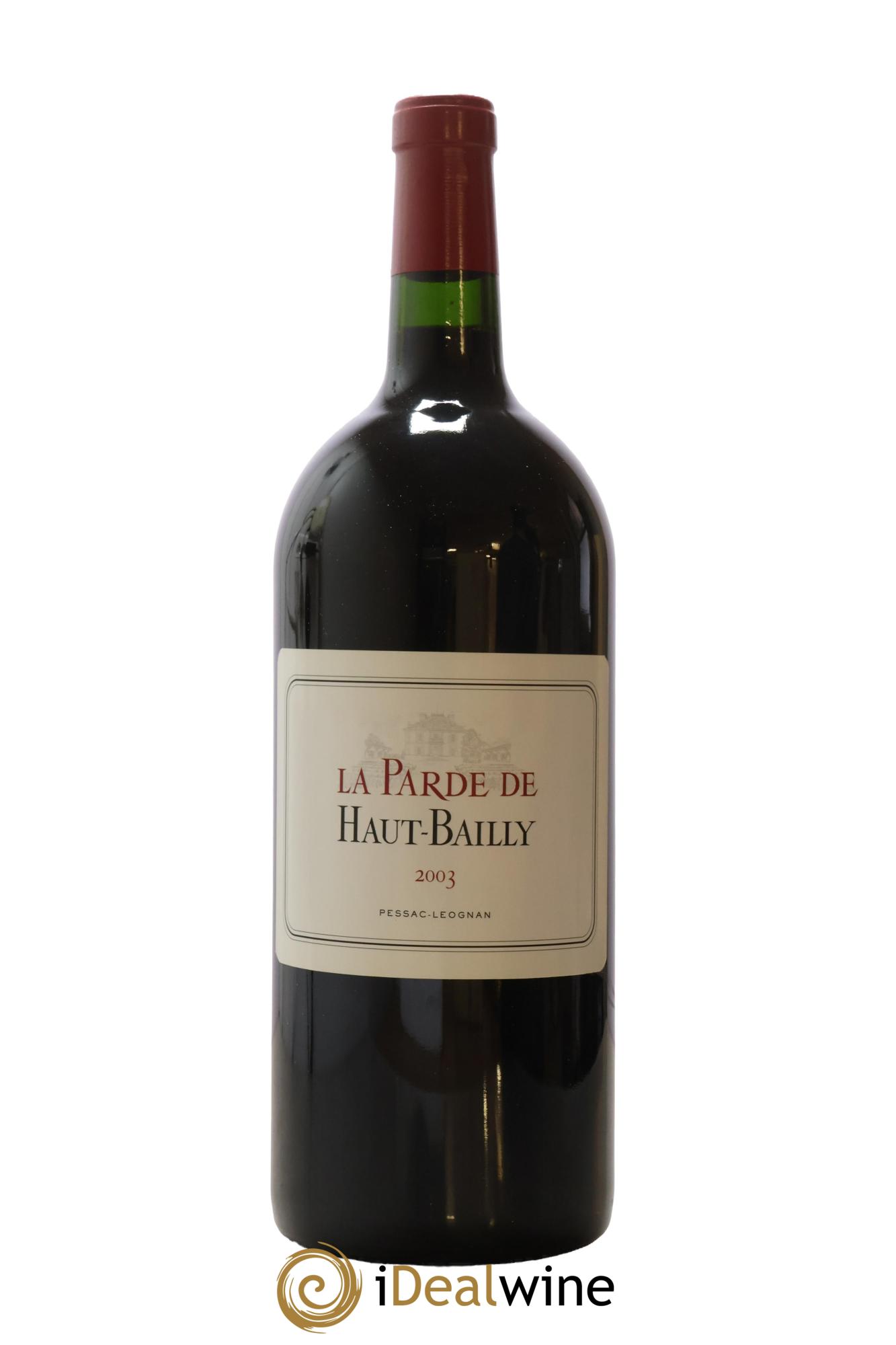 Haut Bailly II (Anciennement La Parde de Haut-Bailly) Second Vin 2003 - Lot de 1 double magnum - 0