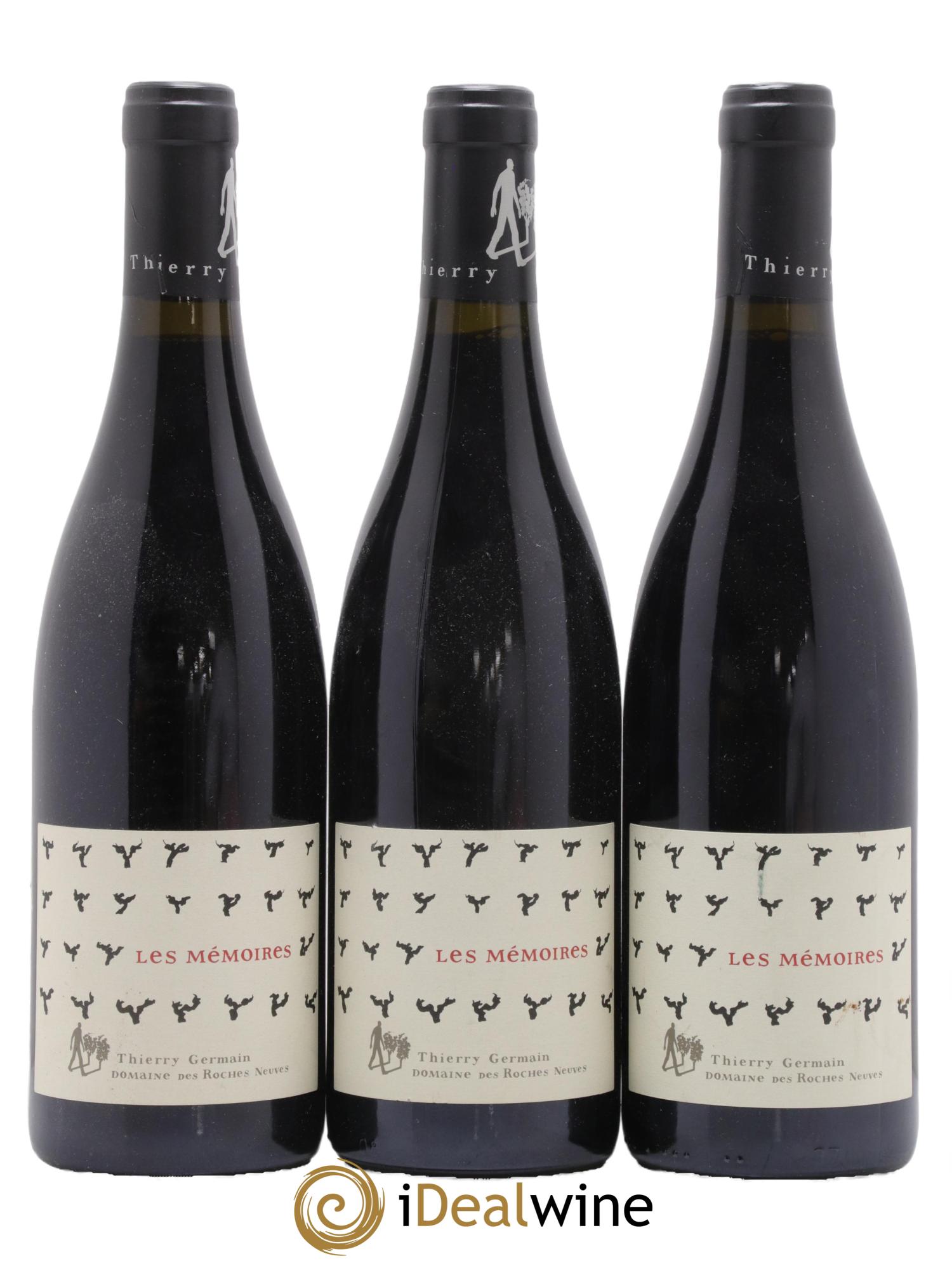 Saumur-Champigny Les Mémoires Domaine des Roches Neuves - Thierry Germain 2016 - Lot de 3 bouteilles - 0