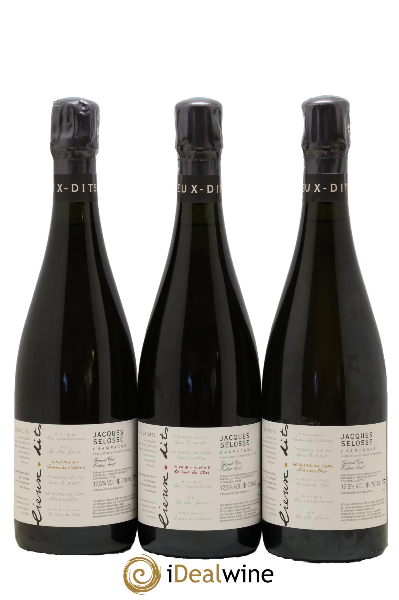 Caisse Collection Lieux-dits Jacques Selosse - Lot of 6 bottles - 2