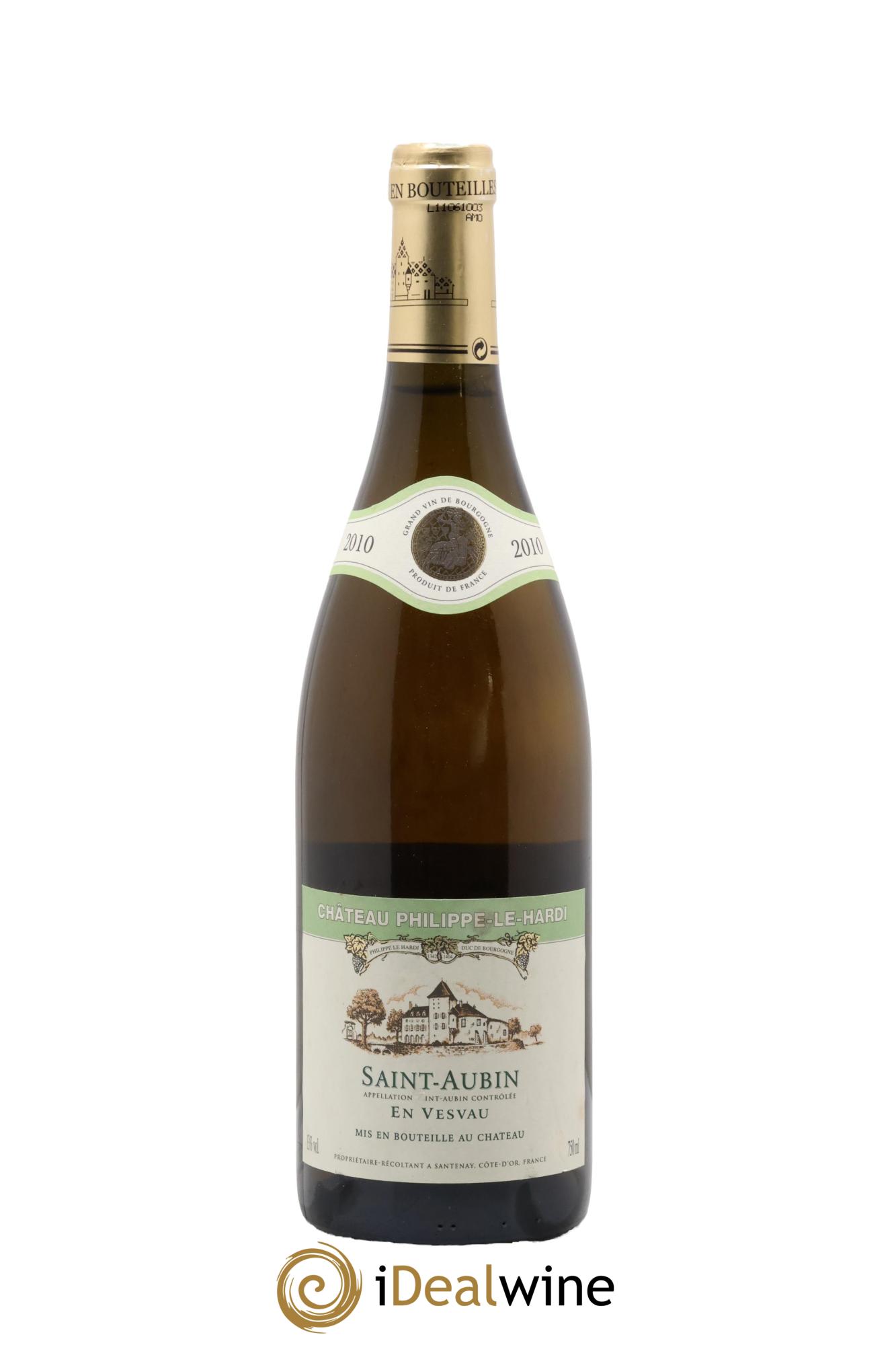 Saint-Aubin En Vesvau Château Philippe Le Hardi 2010 - Lot of 1 bottle - 0