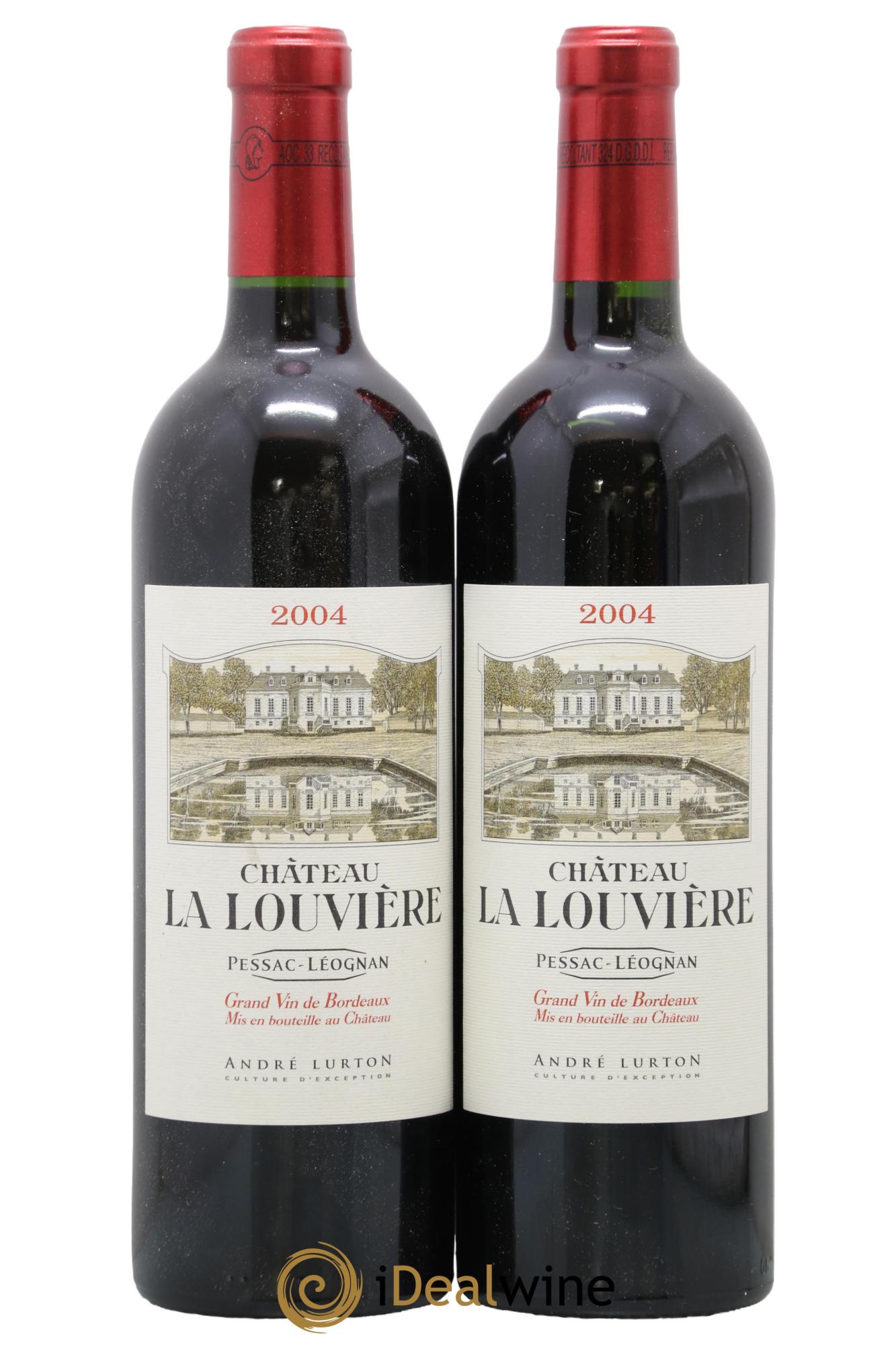 Château la Louvière 2004 - Lot de 2 bouteilles - 0