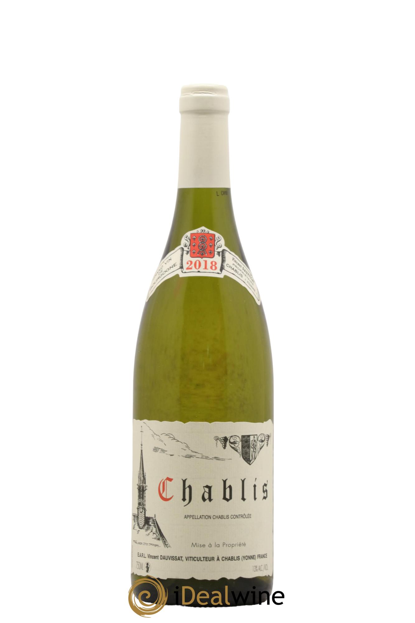 Chablis Vincent Dauvissat (Domaine) 2018 - Lot de 1 bouteille - 0