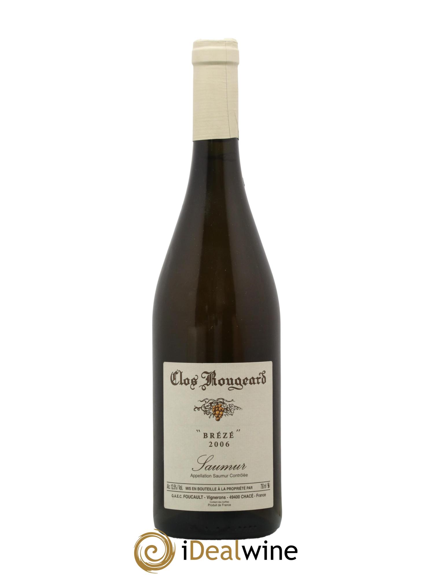 Saumur Brézé Clos Rougeard 2006 - Lot de 1 bouteille - 0