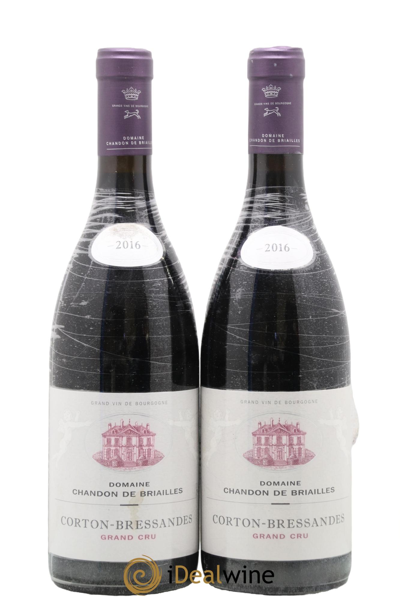 Corton Grand Cru Bressandes Chandon de Briailles 2016 - Lot de 2 bouteilles - 0