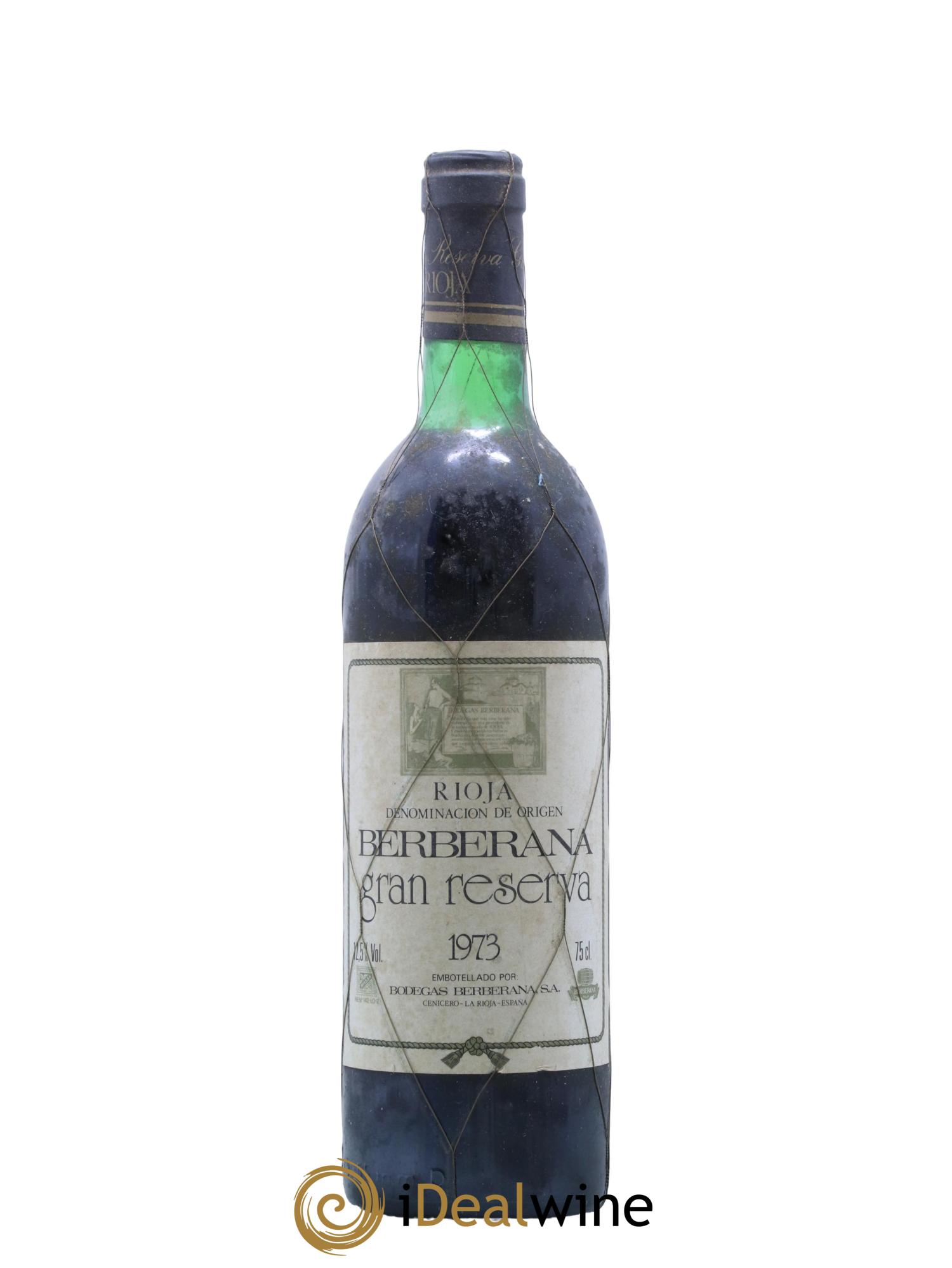 Rioja DOCA Bodegas Berberana Gran Reserva 1973 - Lot of 1 bottle - 0