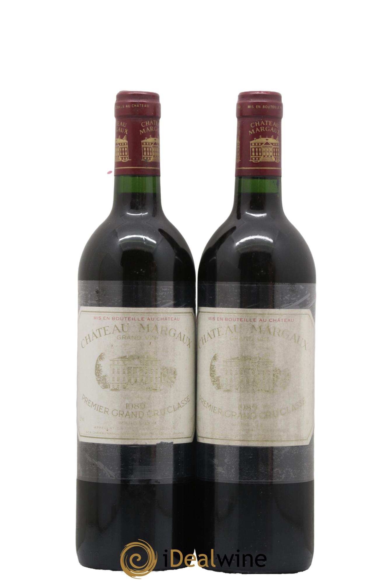 Château Margaux 1er Grand Cru Classé 1989 - Lot of 2 bottles - 0