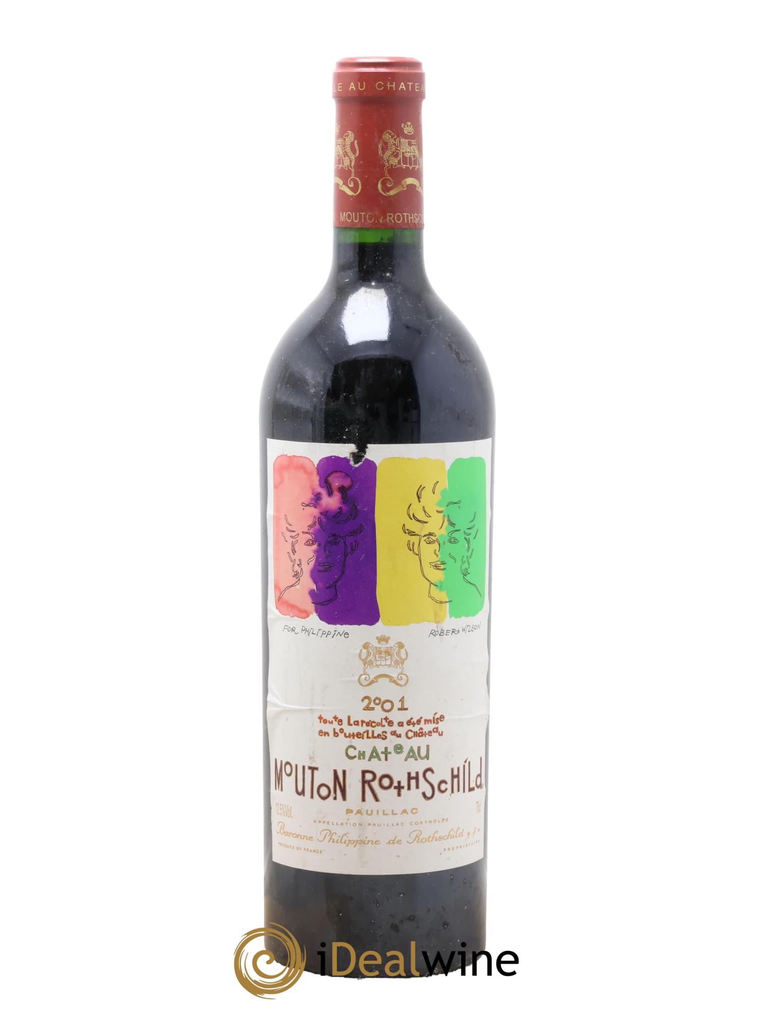 Château Mouton Rothschild 1er Grand Cru Classé 2001 - Lot of 1 bottle - 0