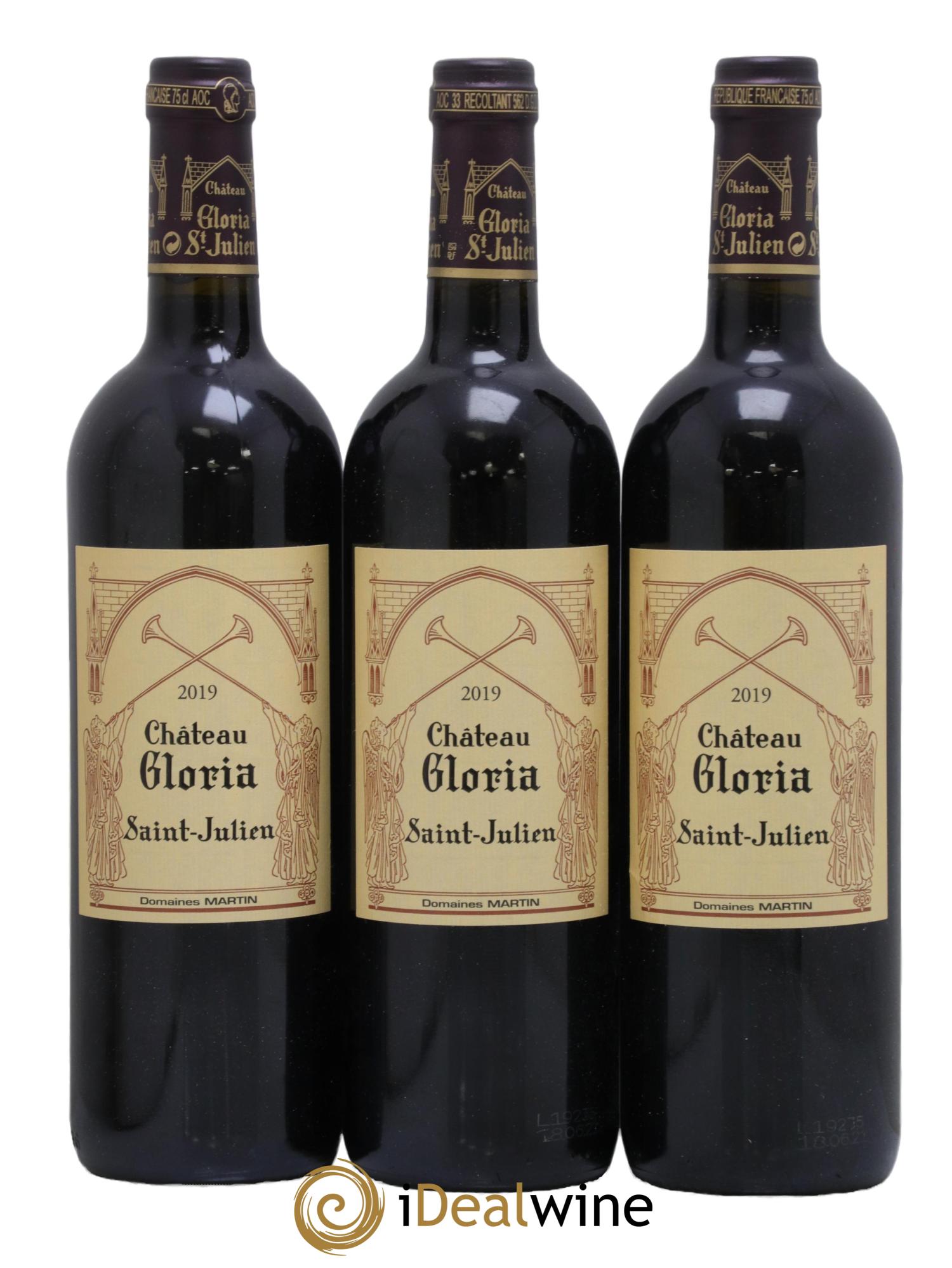 Château Gloria 2019 - Lot of 3 bottles - 0