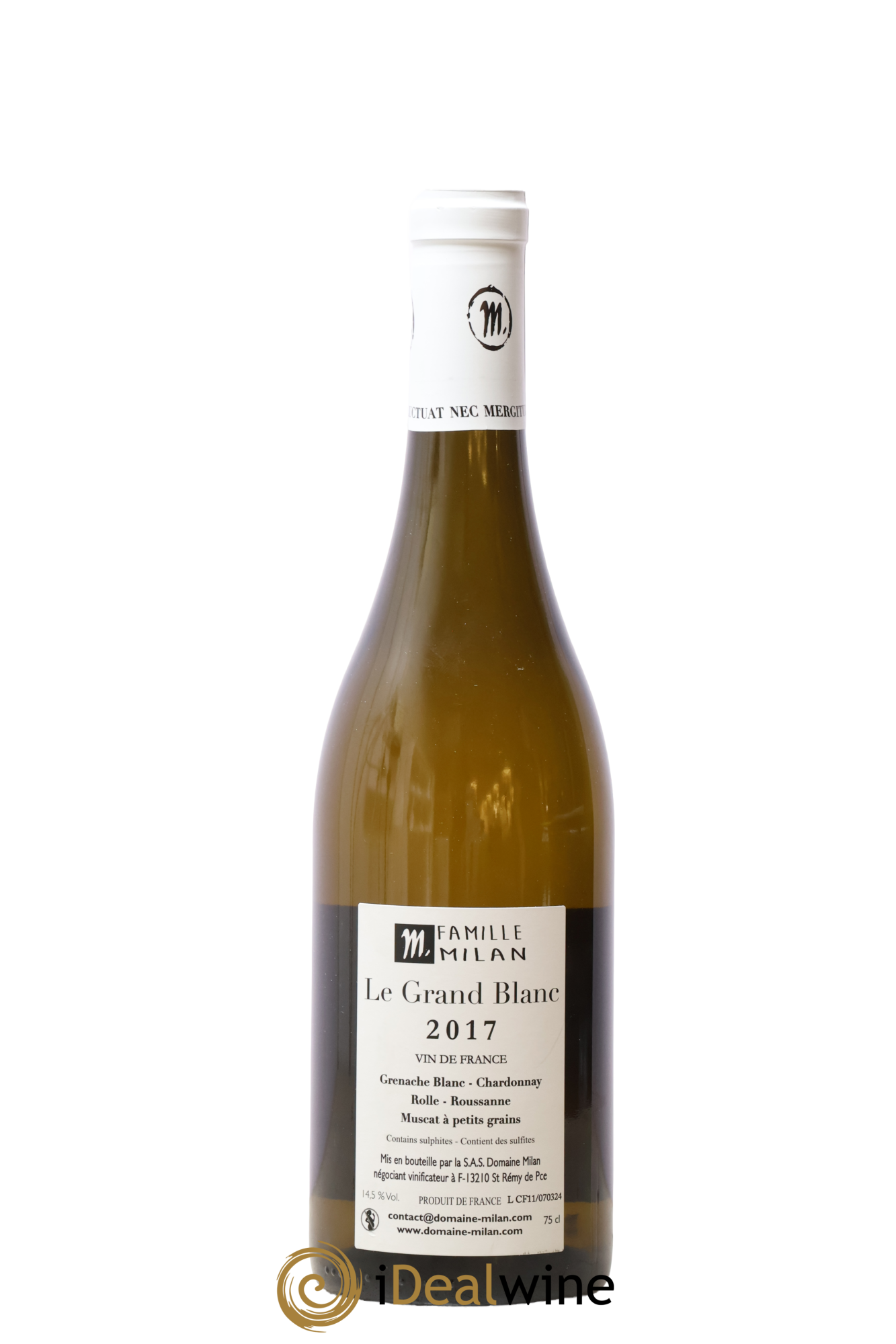 Vin de France Le Grand Blanc Henri Milan 2017 - Lotto di 1 bottiglia - 1