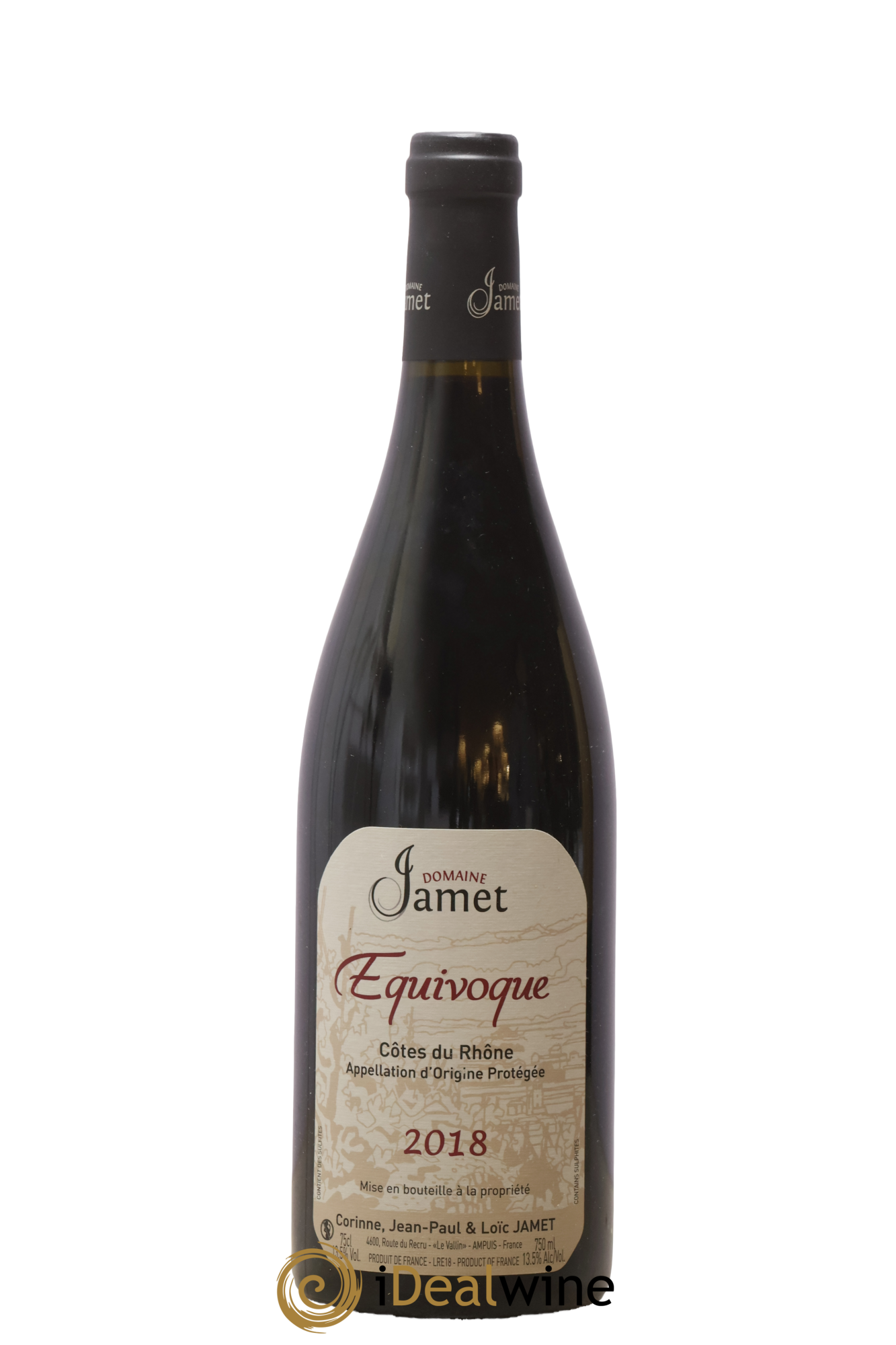 Côtes-du-Rhône Equivoque Jamet (Domaine) 2018 - Lot of 1 bottle - 0