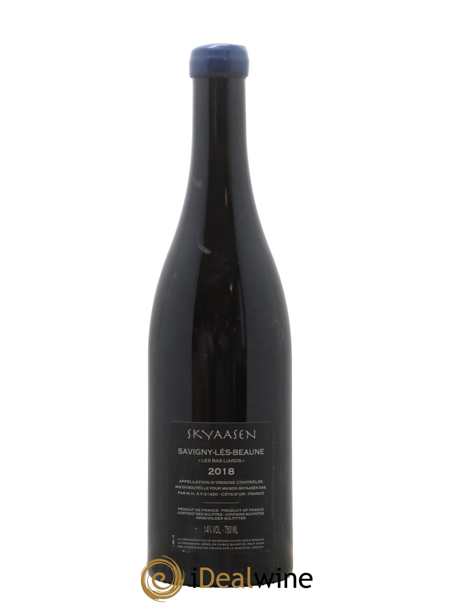 Savigny-lès-Beaune Les Bas Liards Maison Skyaasen 2018 - Lot de 1 bouteille - 1