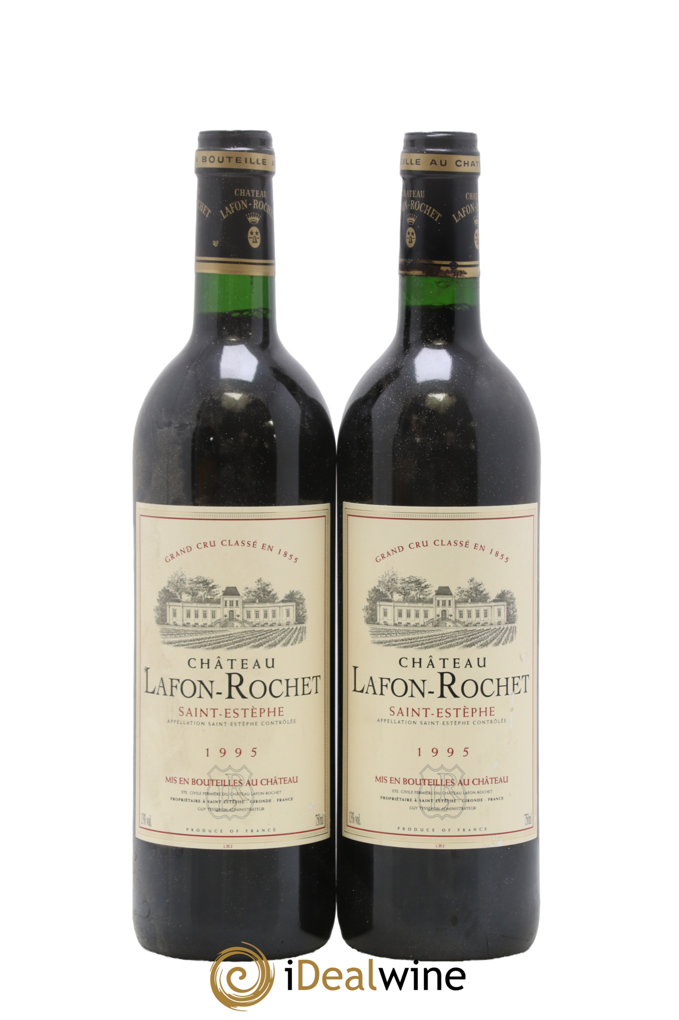 Château Lafon Rochet 4ème Grand Cru Classé 1995 - Lot of 2 bottles - 0