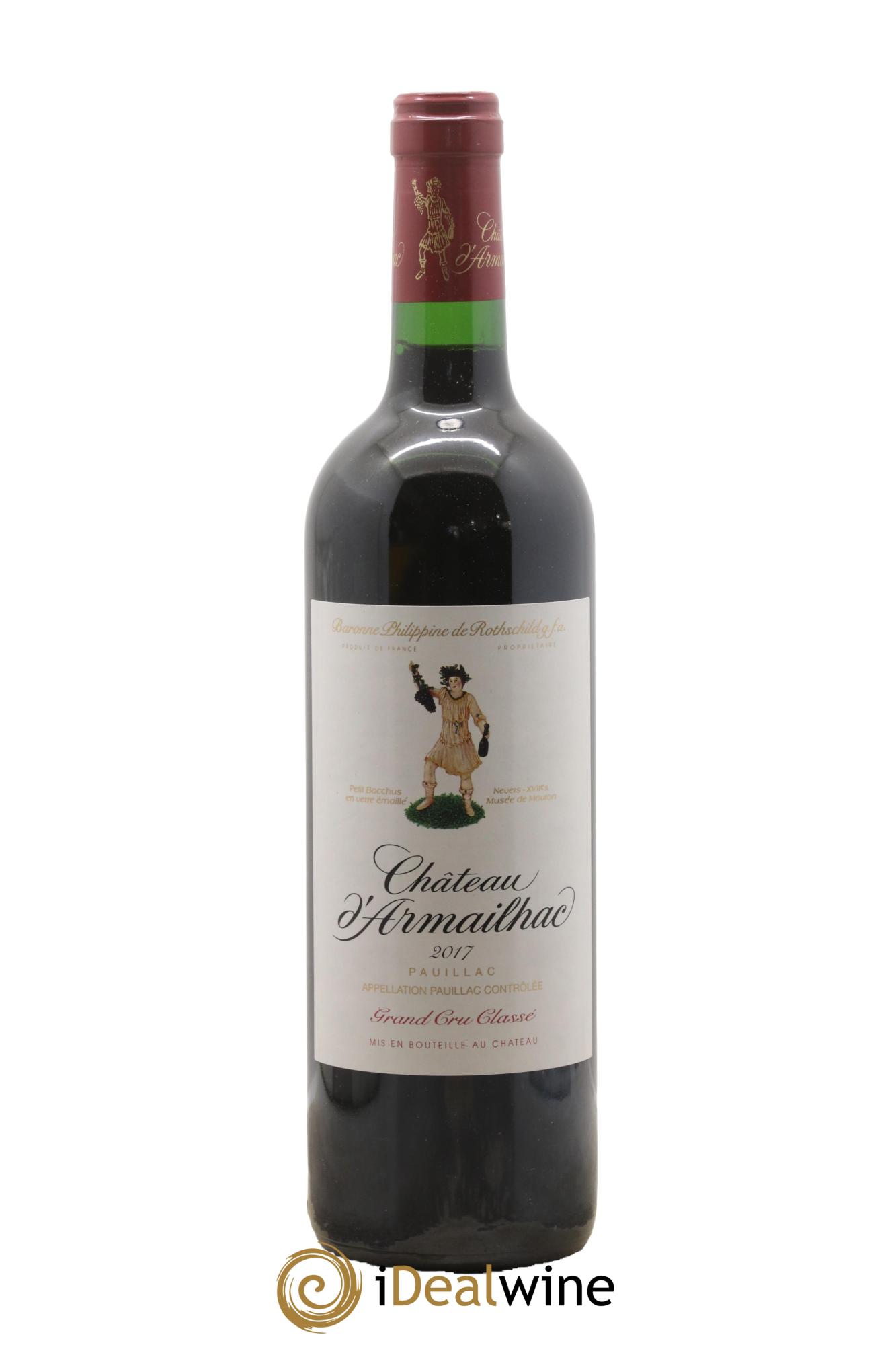 Château d' Armailhac - Mouton Baron(ne) Philippe 5ème Grand Cru Classé 2017 - Lotto di 1 bottiglia - 0