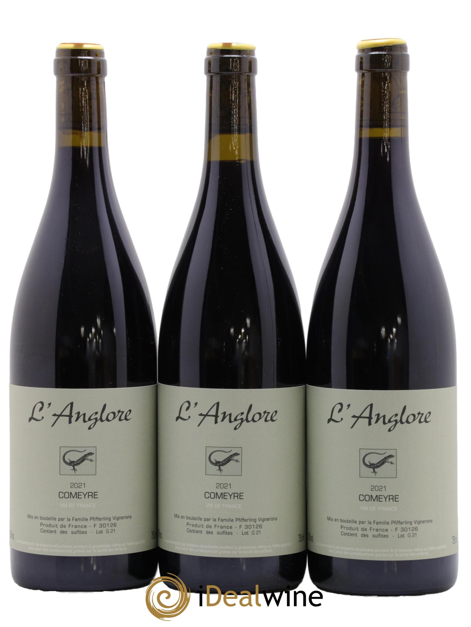 Vin de France Comeyre L'Anglore 2021 - Posten von 3 Flaschen - 0