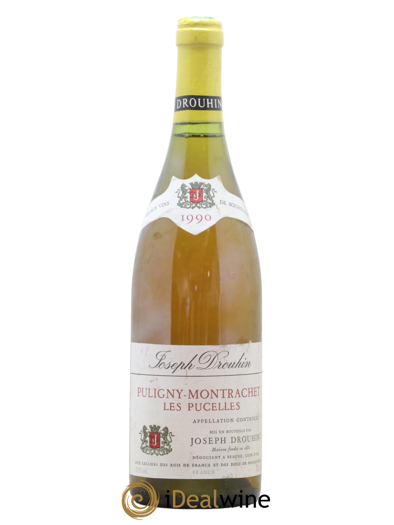 Puligny-Montrachet 1er Cru Les Pucelles Joseph Drouhin 1990 - Lot de 1 bouteille - 0