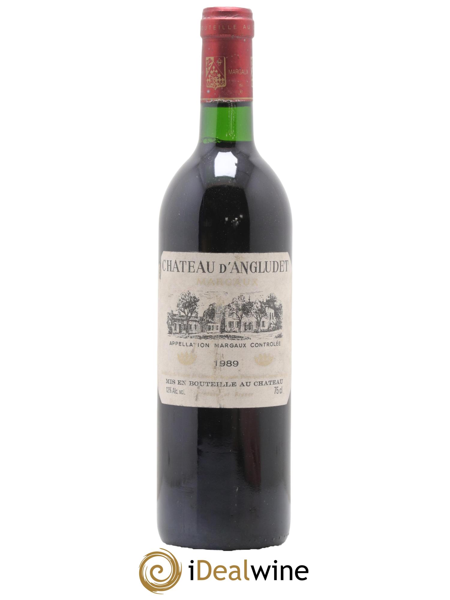 Château d' Angludet Cru Bourgeois 1989 - Lot de 1 bouteille - 0