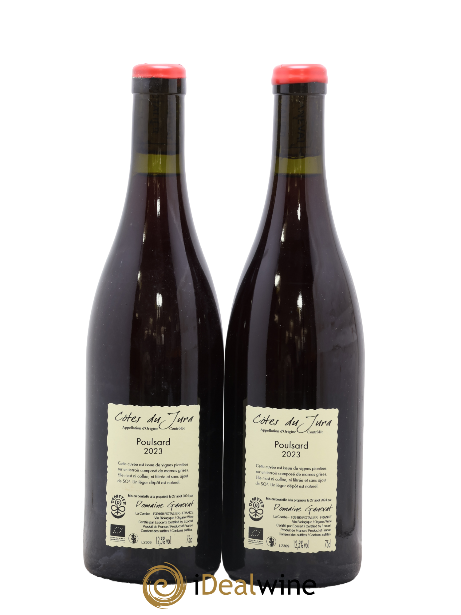 Côtes du Jura Les Chalasses Vieilles Vignes Poulsard Jean-François Ganevat (Domaine) 2023 - Lot of 2 bottles - 1